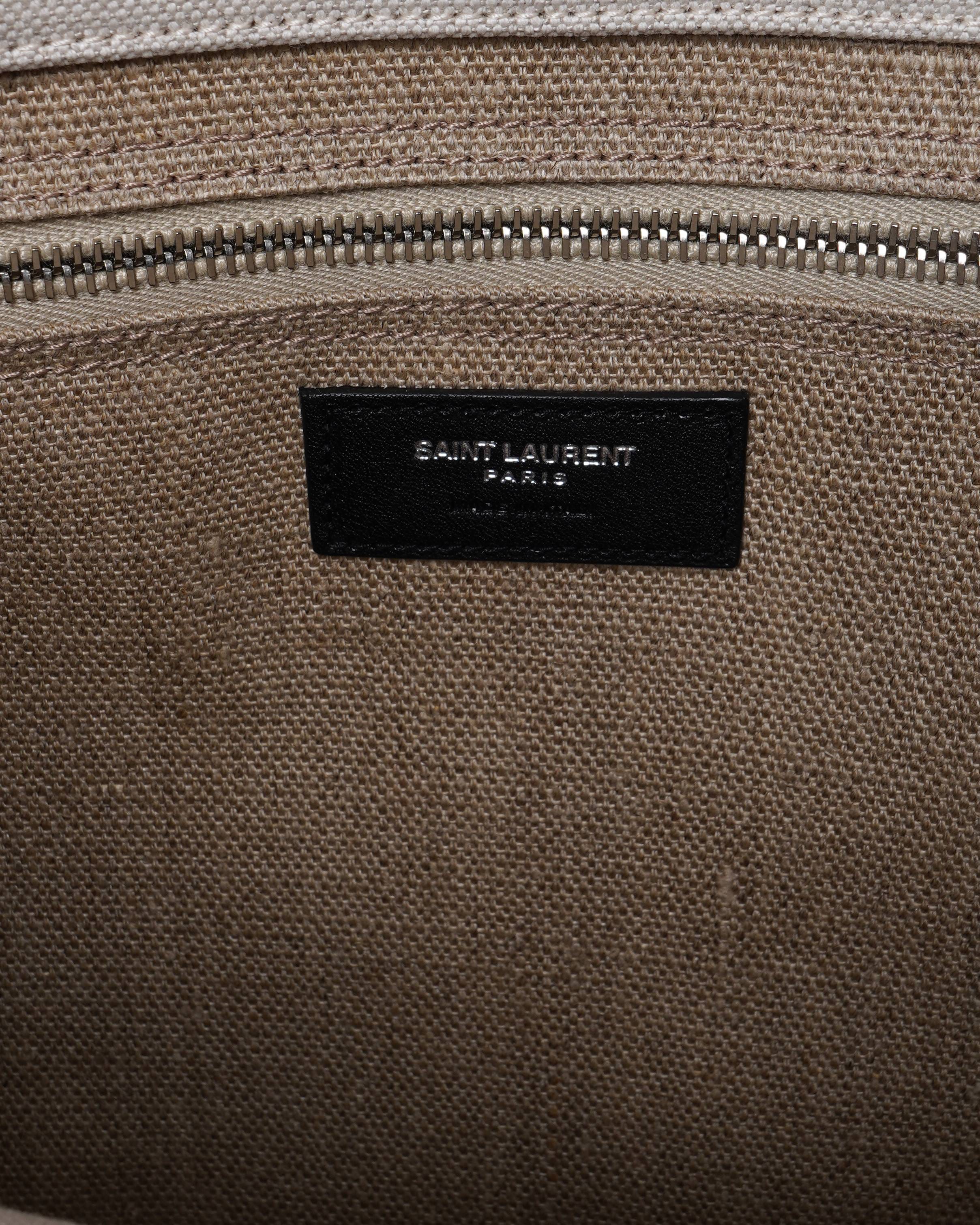 Saint Laurent New Saint Laurent White Rive Gauche Tote