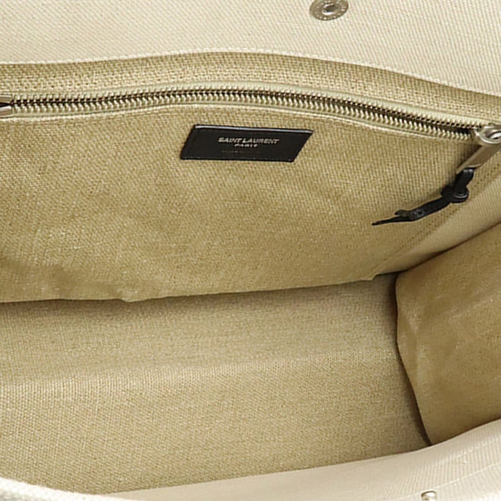 Saint Laurent Small Canvas Rive Gauche Tote