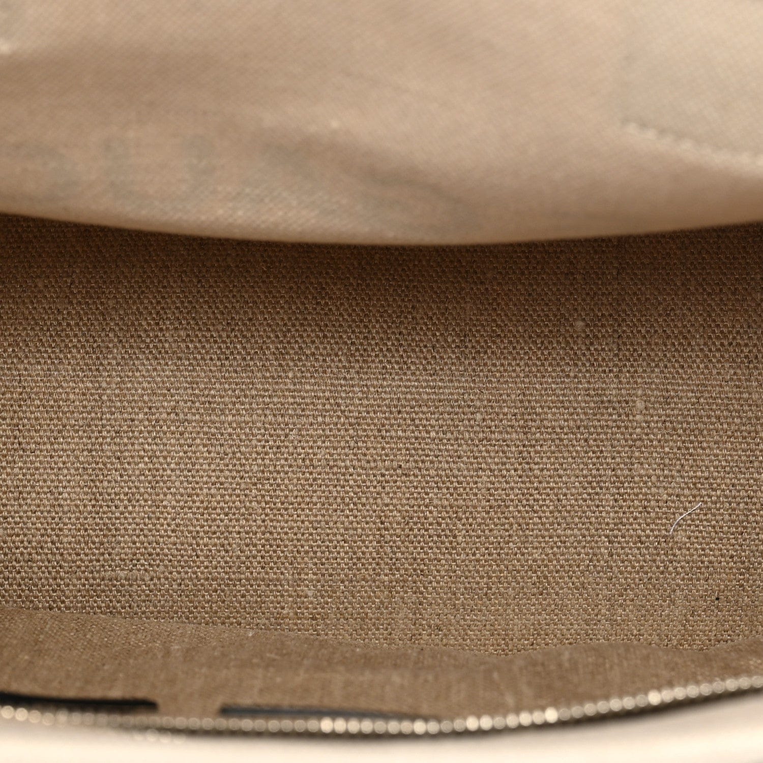 Saint Laurent Linen Calfskin Small Rive Gauche Tote Greggio Natural