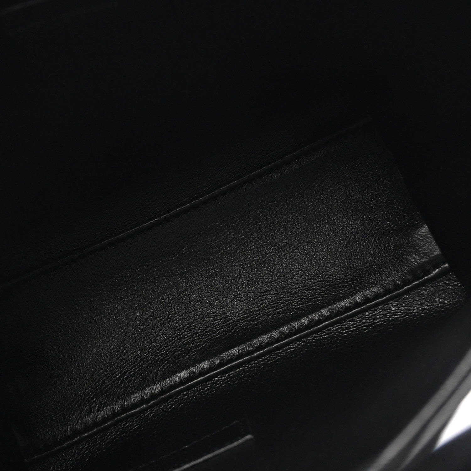 Saint Laurent Calfskin Crocodile Embossed Paris Mini Toy Shopper Tote Black