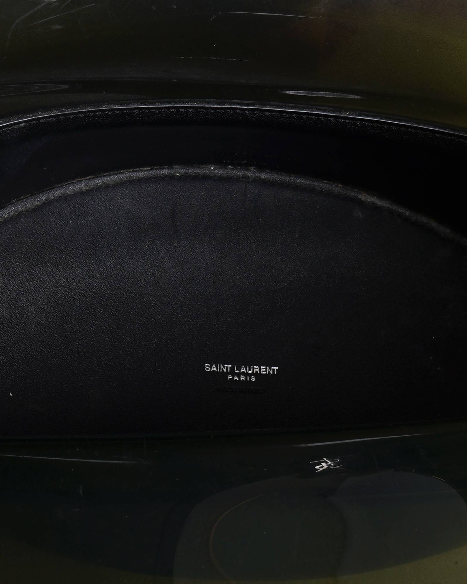 Saint Laurent Green Panier medium tote bag