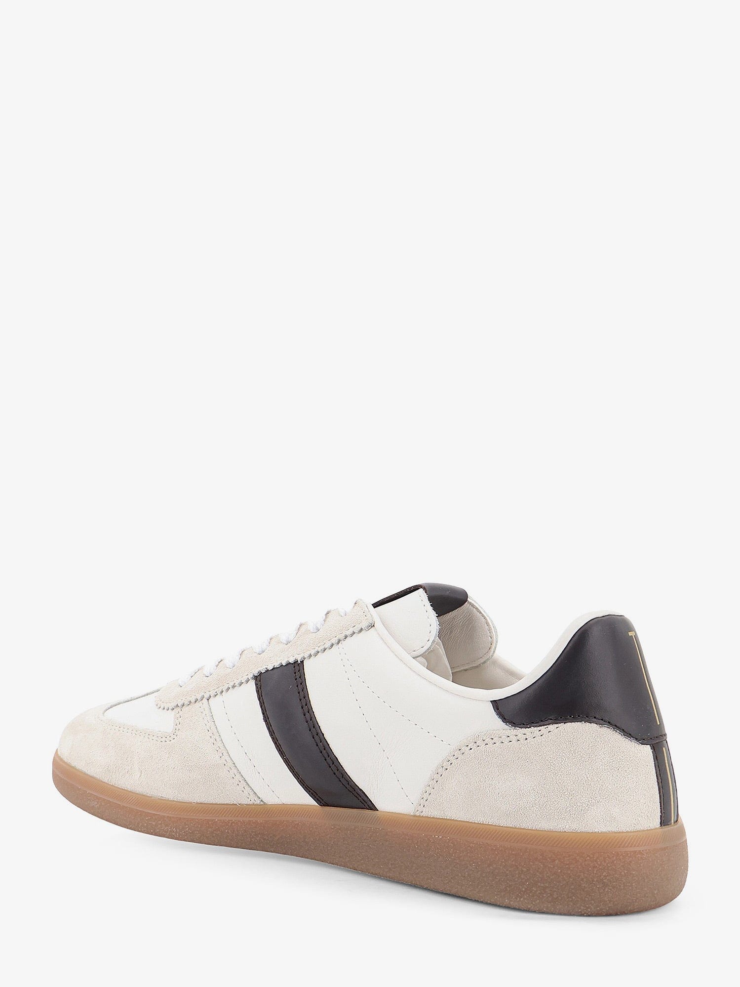 TOM FORD Archer suede and leather low - top sneakers