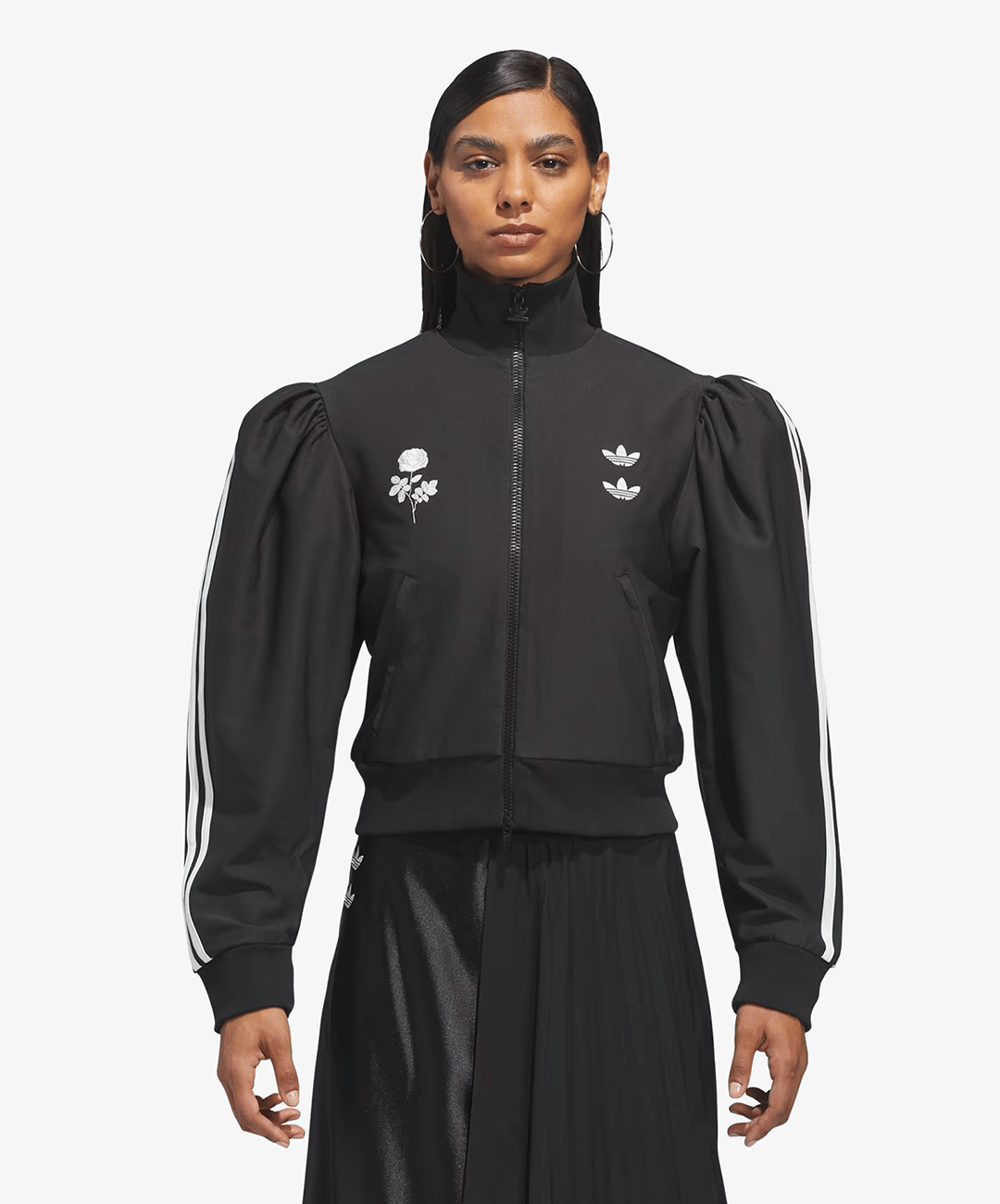 ADIDAS ORIGINALS | x WILLY CHAVARRIA BLOUSE TRACK JACKET { BLACK