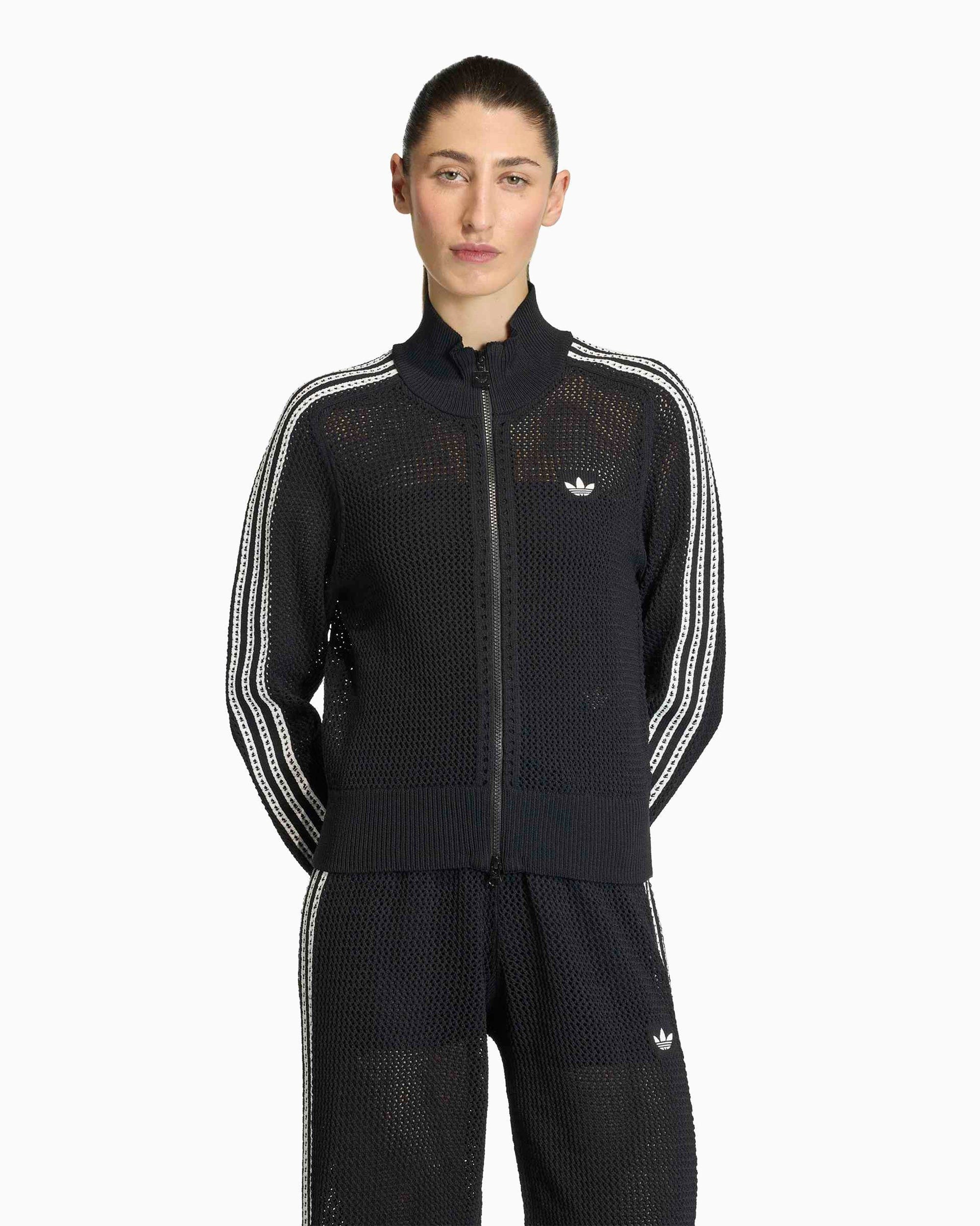 adidas Chaqueta de chandal adidas Firebird Crochet para mujer