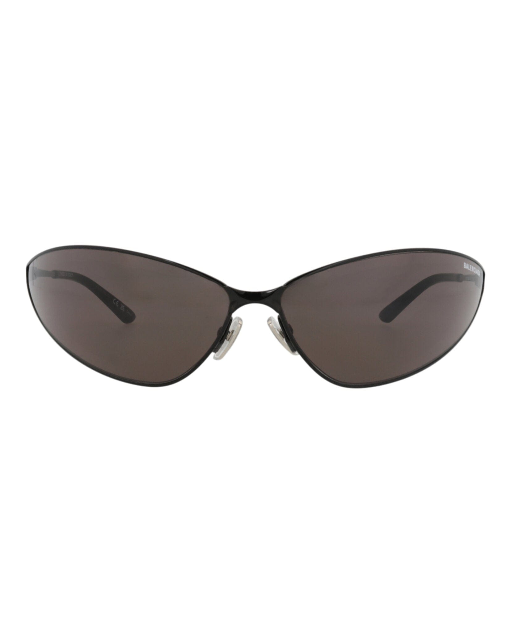 Balenciaga Unisex Shield/Wrap Black Black Grey Fashion Designer Eyewear