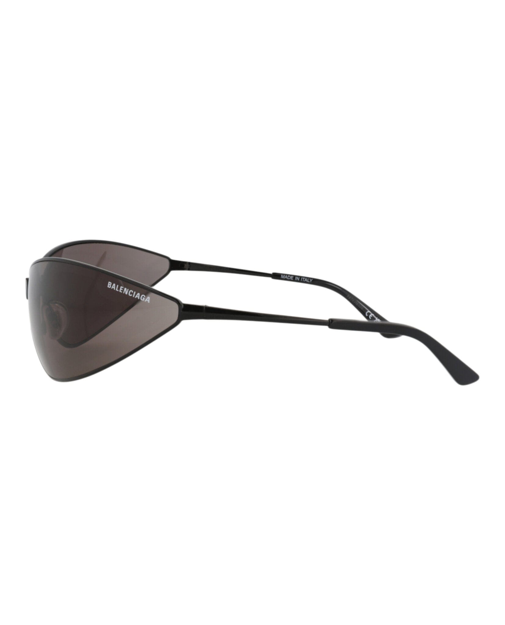 Balenciaga Unisex Shield/Wrap Black Black Grey Fashion Designer Eyewear