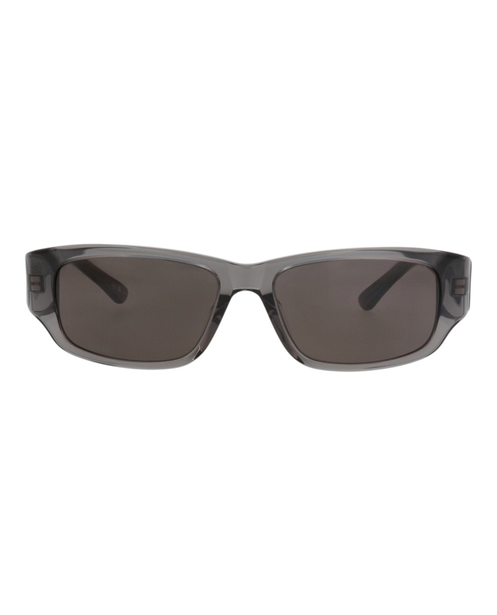 Balenciaga Unisex Square/Rectangle Grey Grey Grey Fashion Designer Eyewear