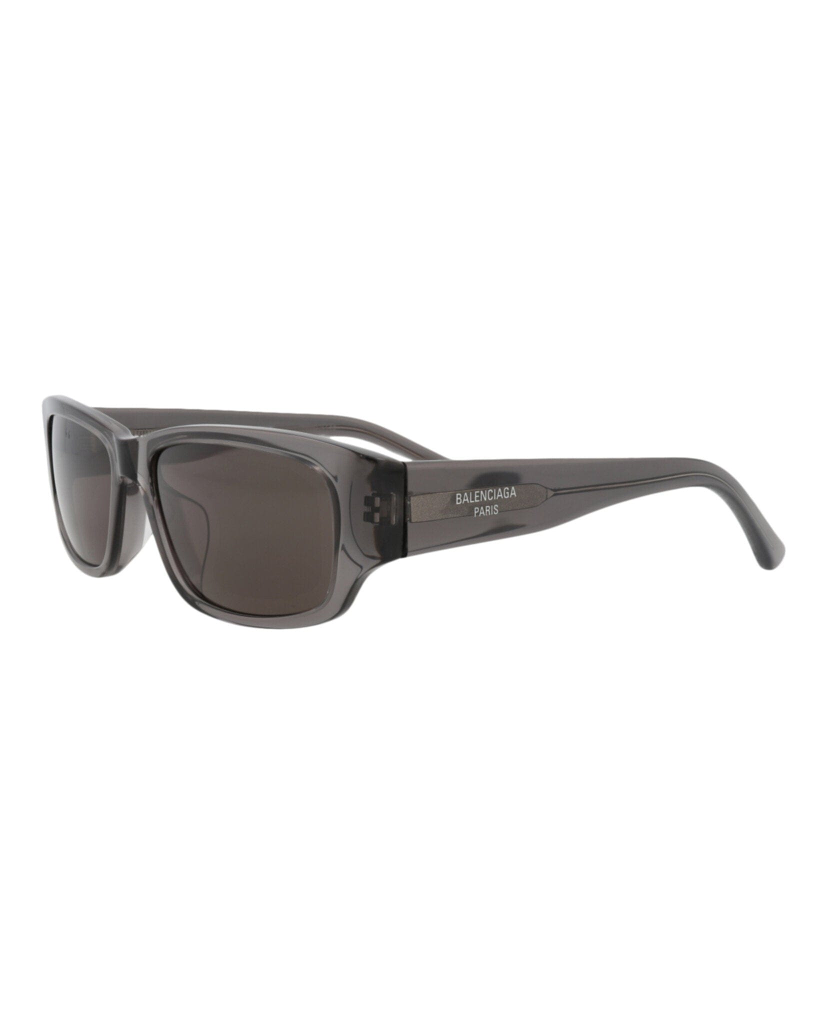 Balenciaga Unisex Square/Rectangle Grey Grey Grey Fashion Designer Eyewear
