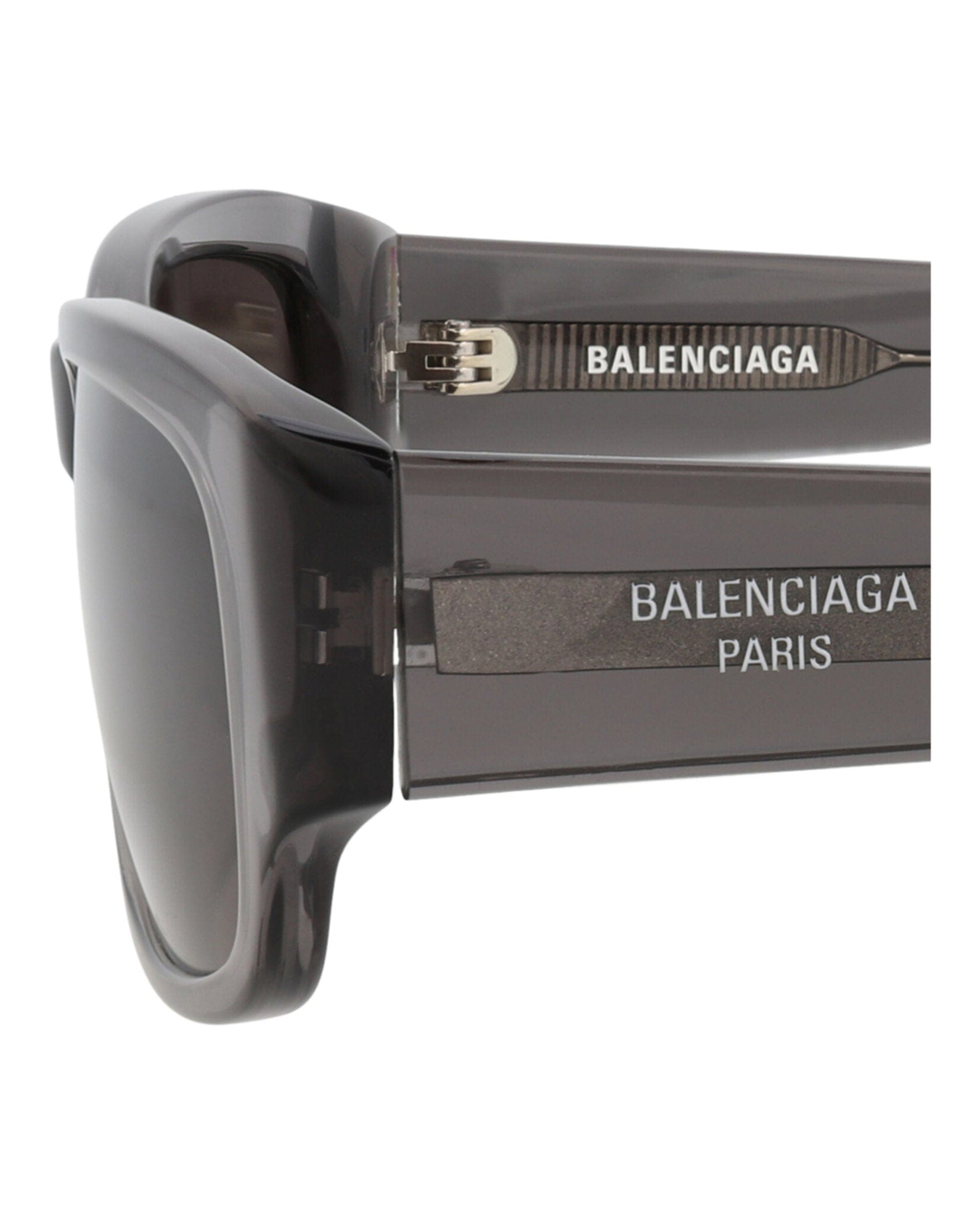 Balenciaga Unisex Square/Rectangle Grey Grey Grey Fashion Designer Eyewear