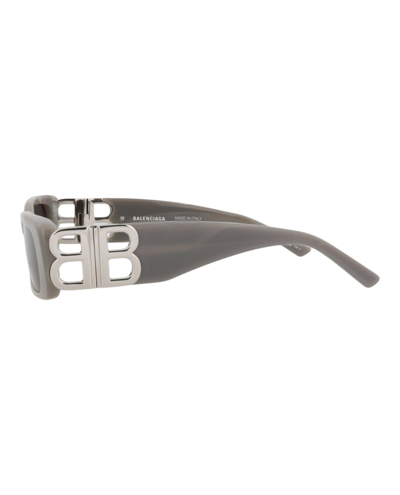 Balenciaga Womens Square/Rectangle Grey Silver Grey Fashion Designer Eyewear