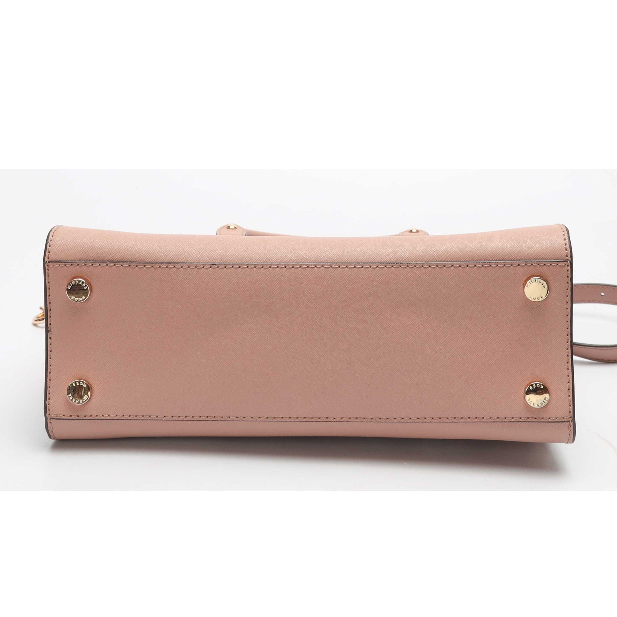 Michael Kors Quinn Pink Large Convertible Satchel