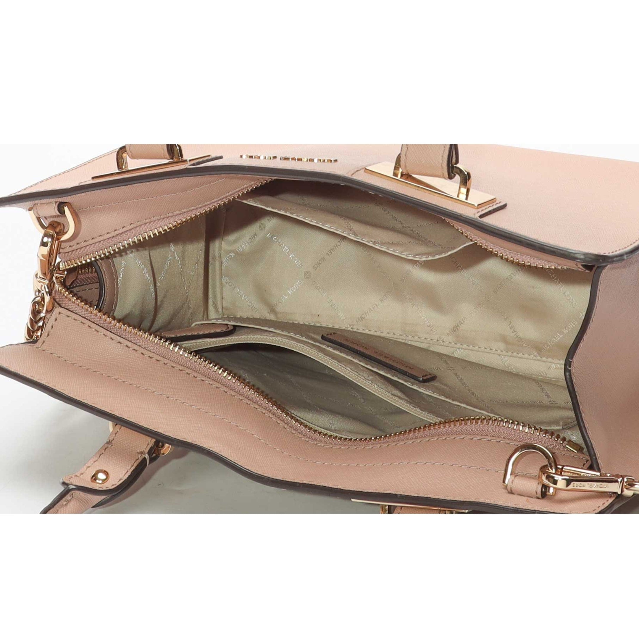 Michael Kors Quinn Pink Large Convertible Satchel
