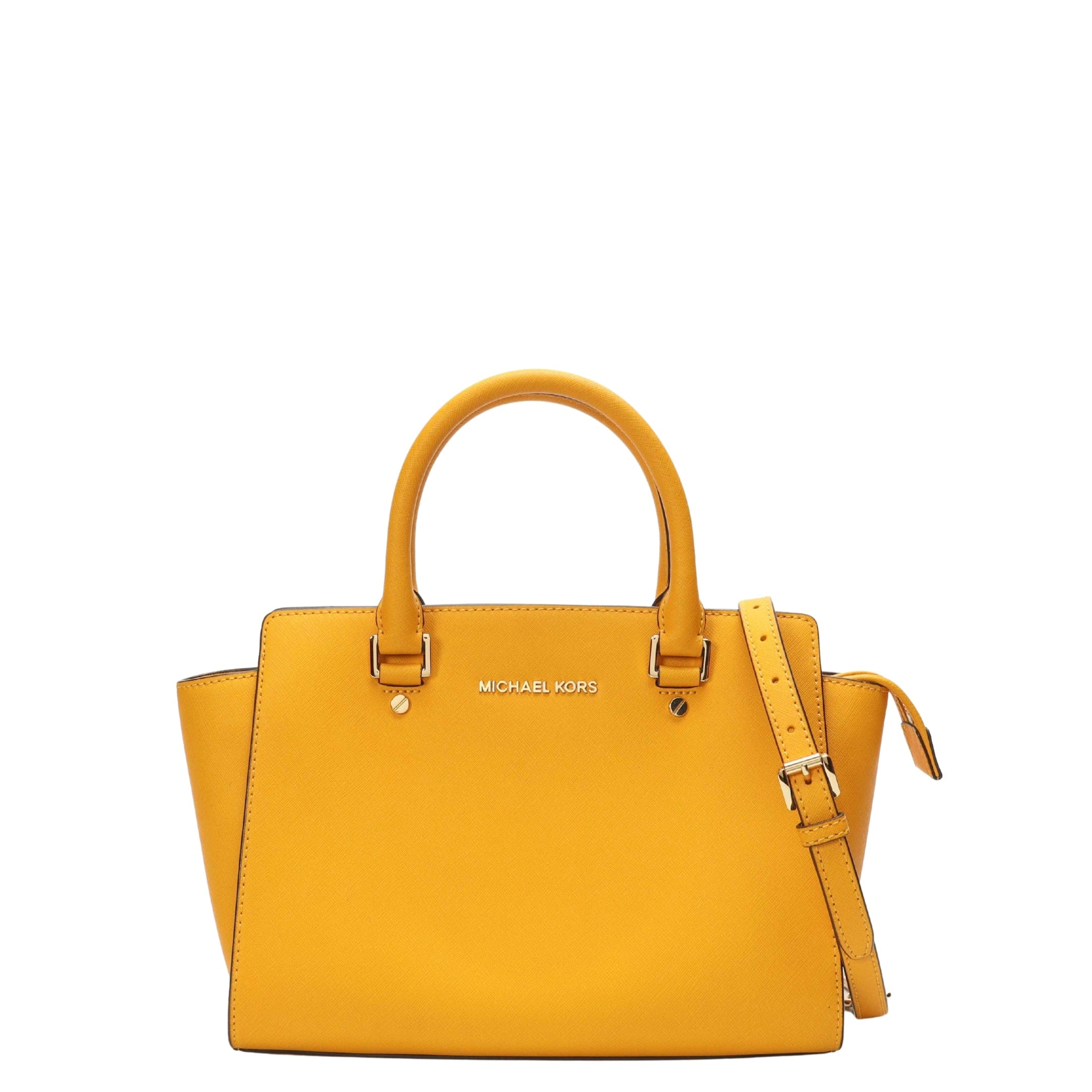 Michael Kors Yellow Selma Satchel