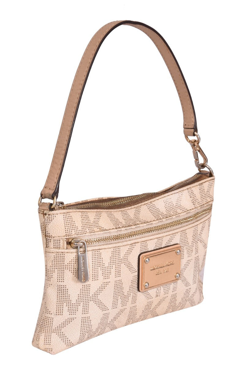 Michael Kors Monogram White Pochette Rt137 - 10