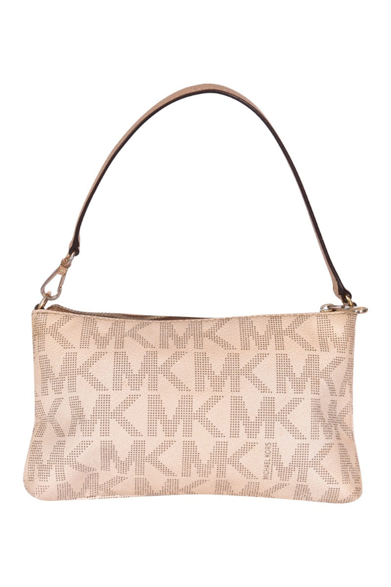 Michael Kors Monogram White Pochette Rt137 - 10