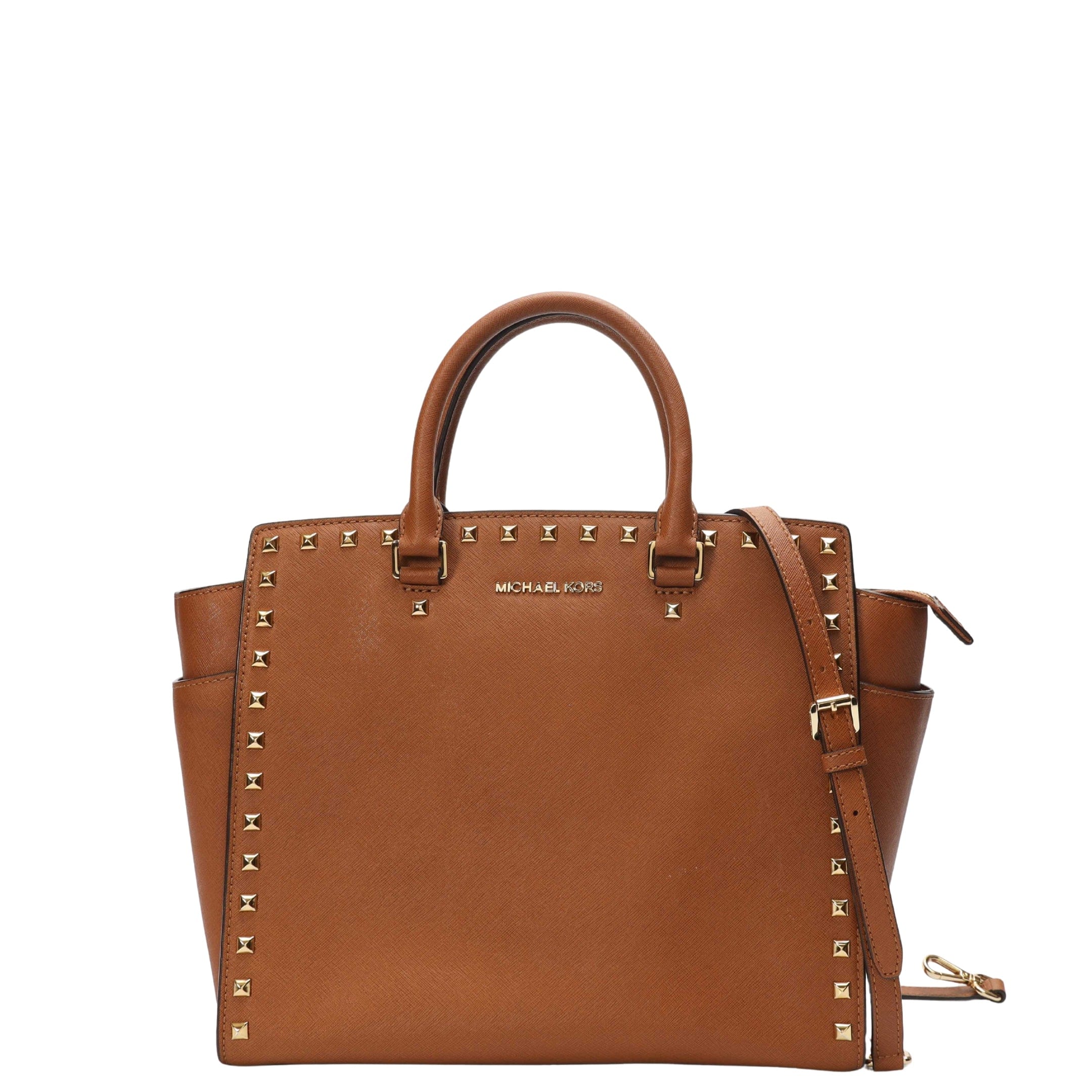 Michael Kors Studded Selma Satchel
