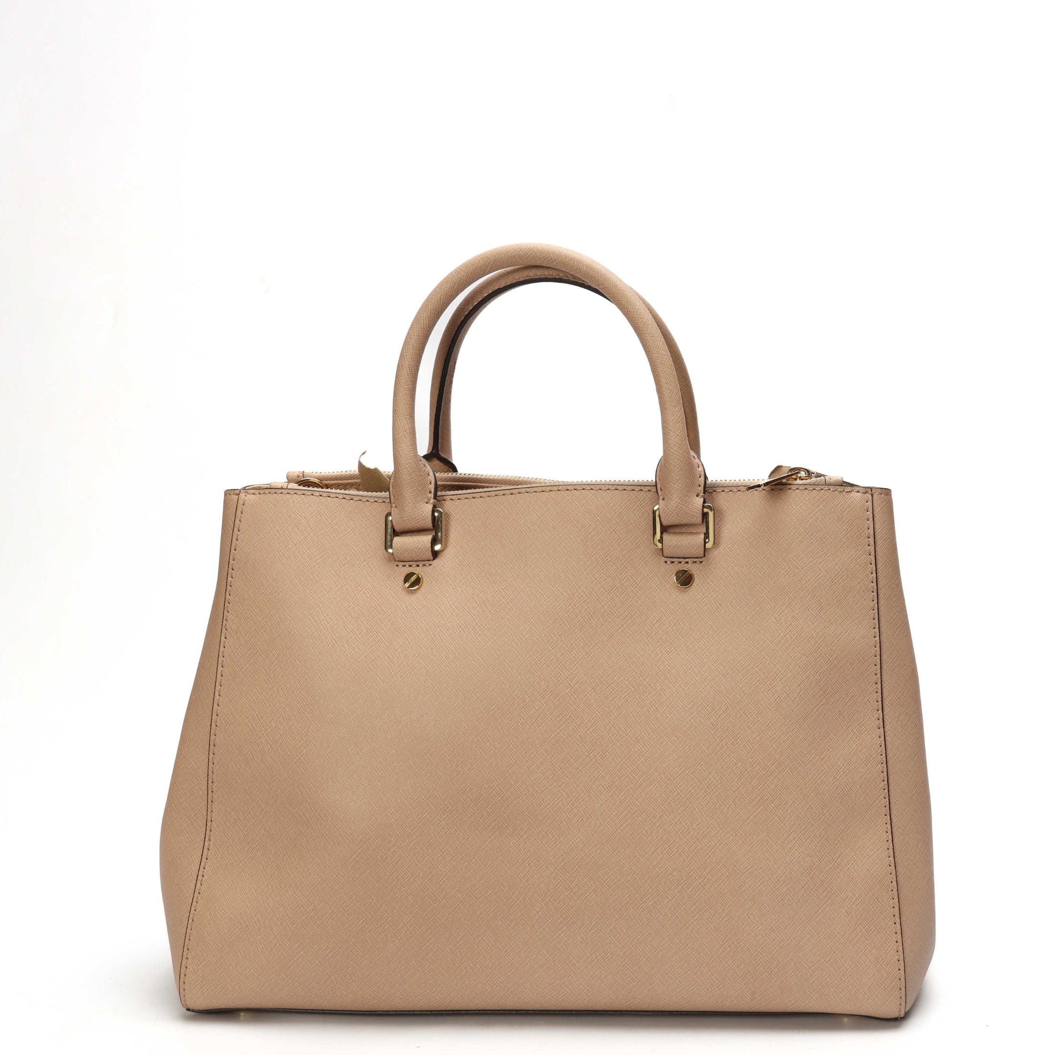 Michael Kors Beige Sutton Convertible Satchel