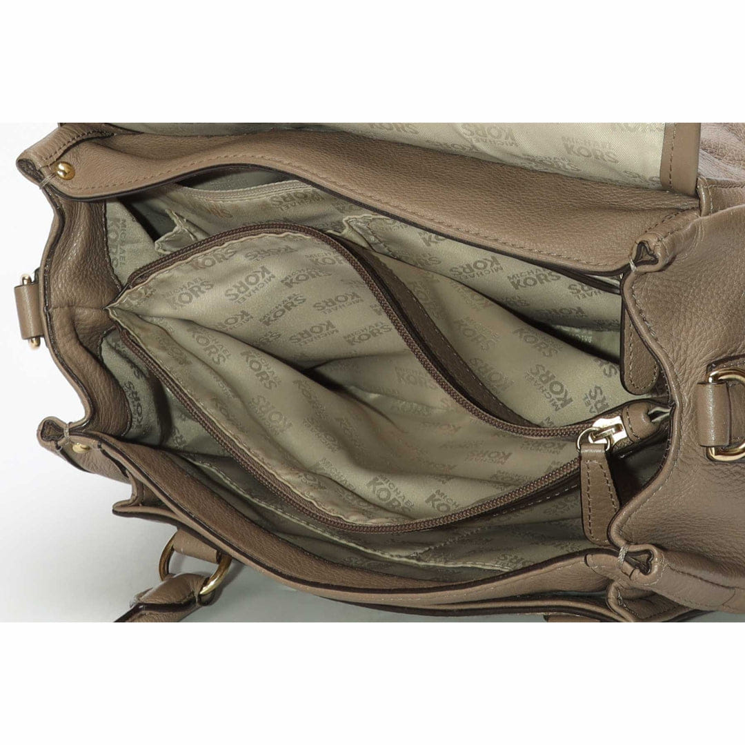 Michael Kors Margo Beige Satchel Sling
