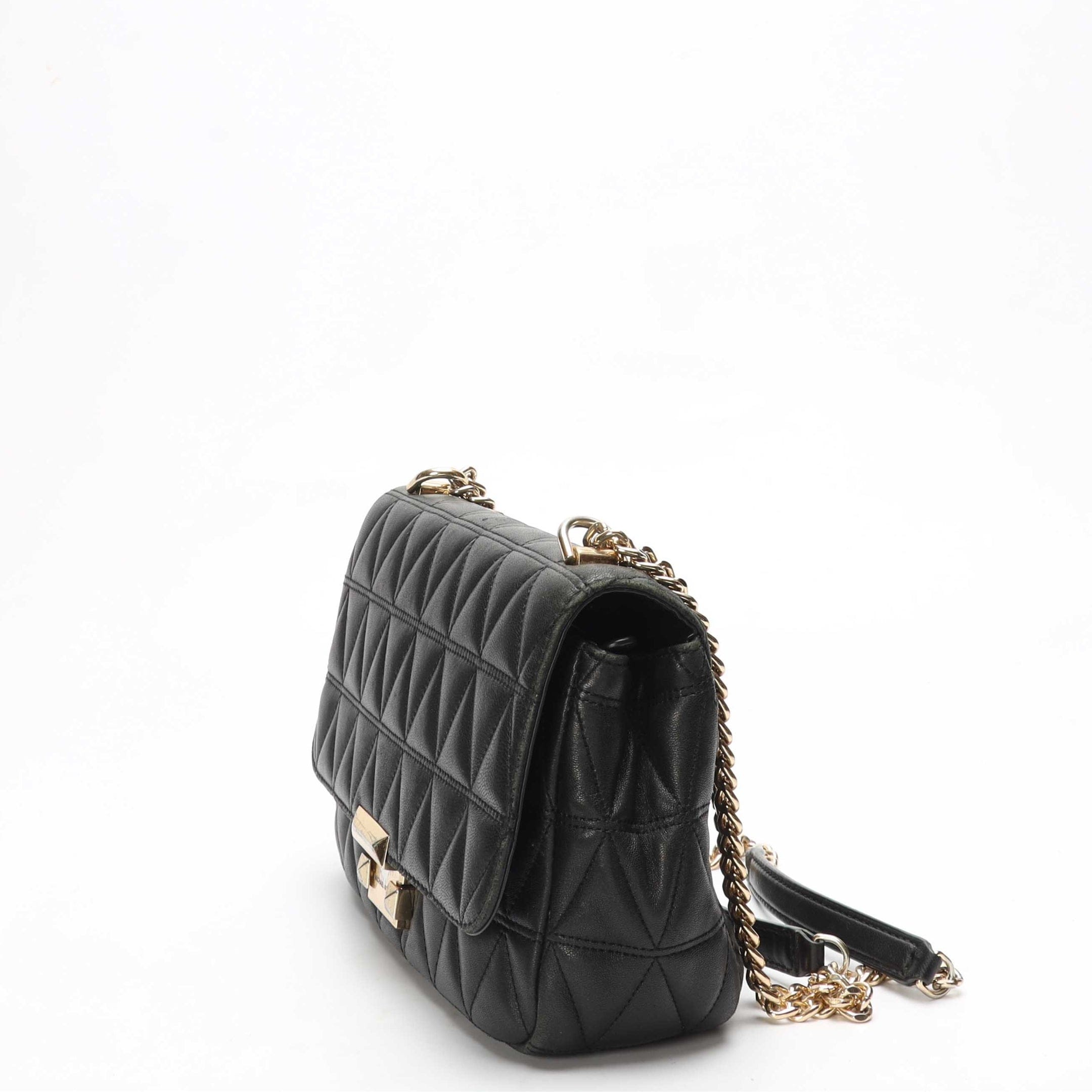 Michael Kors Black Quilted Sling