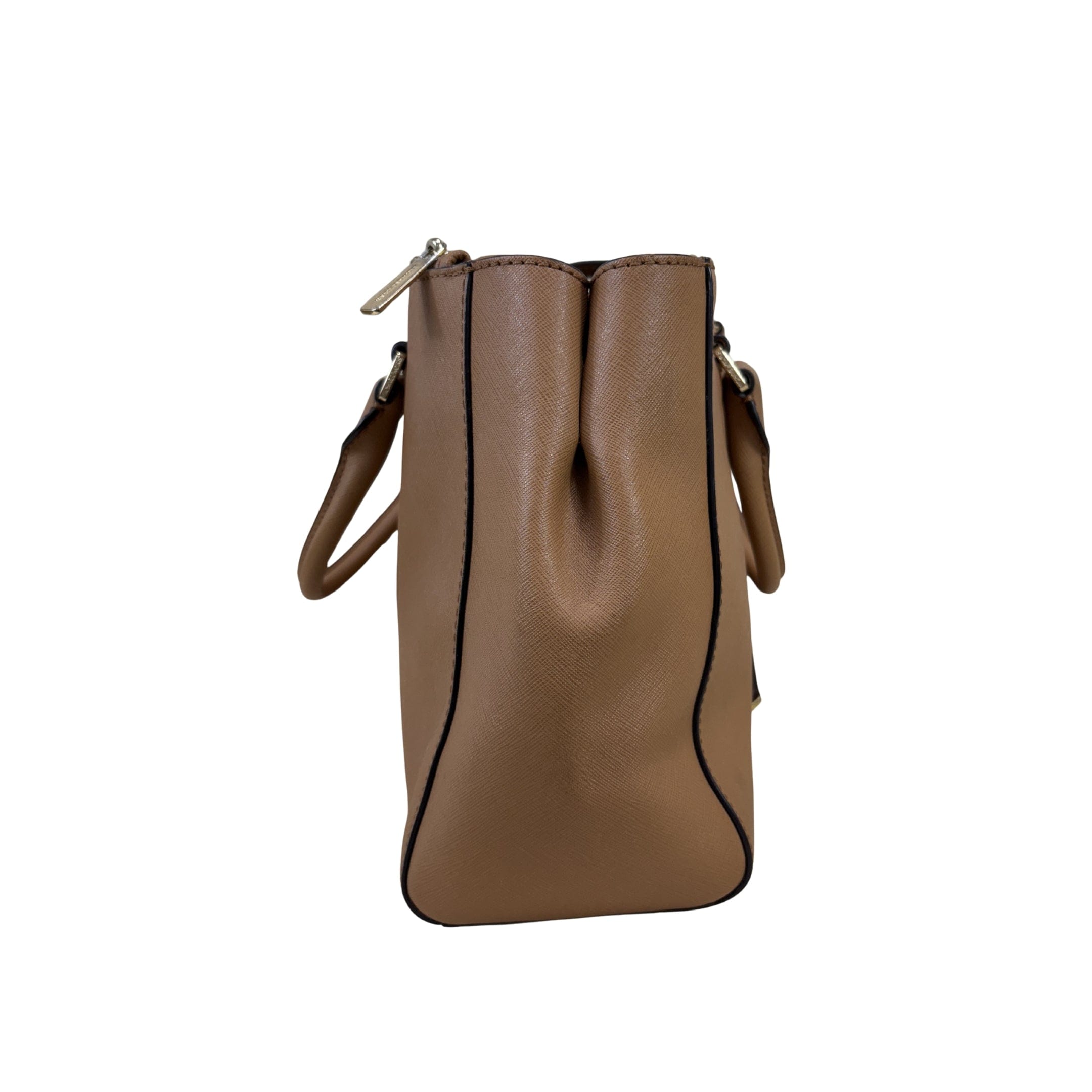 Michael Kors Tan Kellen Convertible Satchel