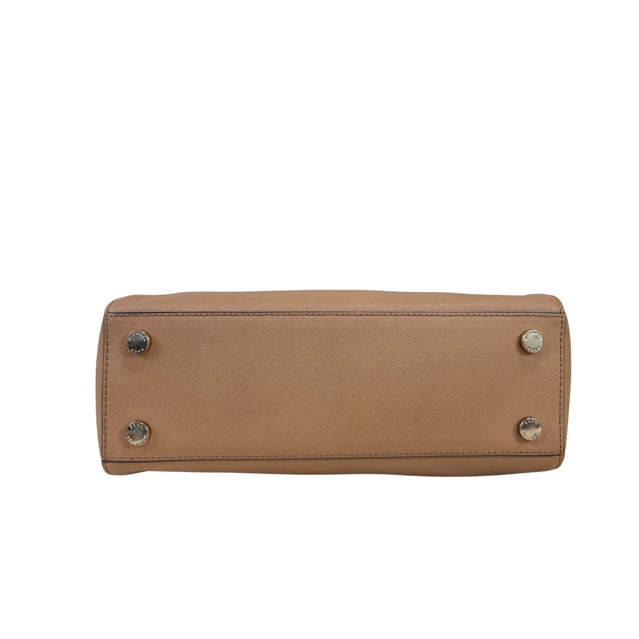 Michael Kors Tan Kellen Convertible Satchel