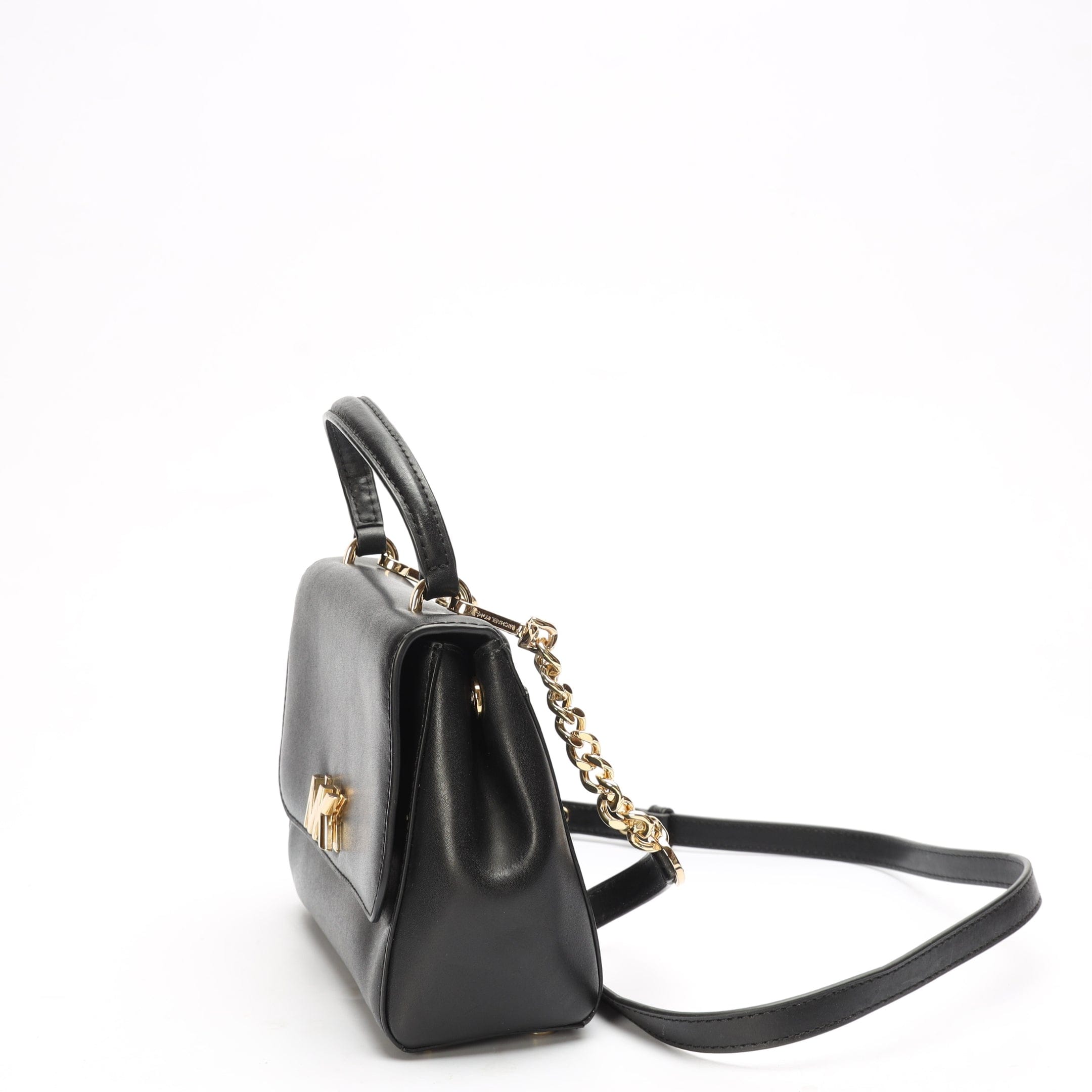 Michael Kors Mott Medium Black Convertible Satchel