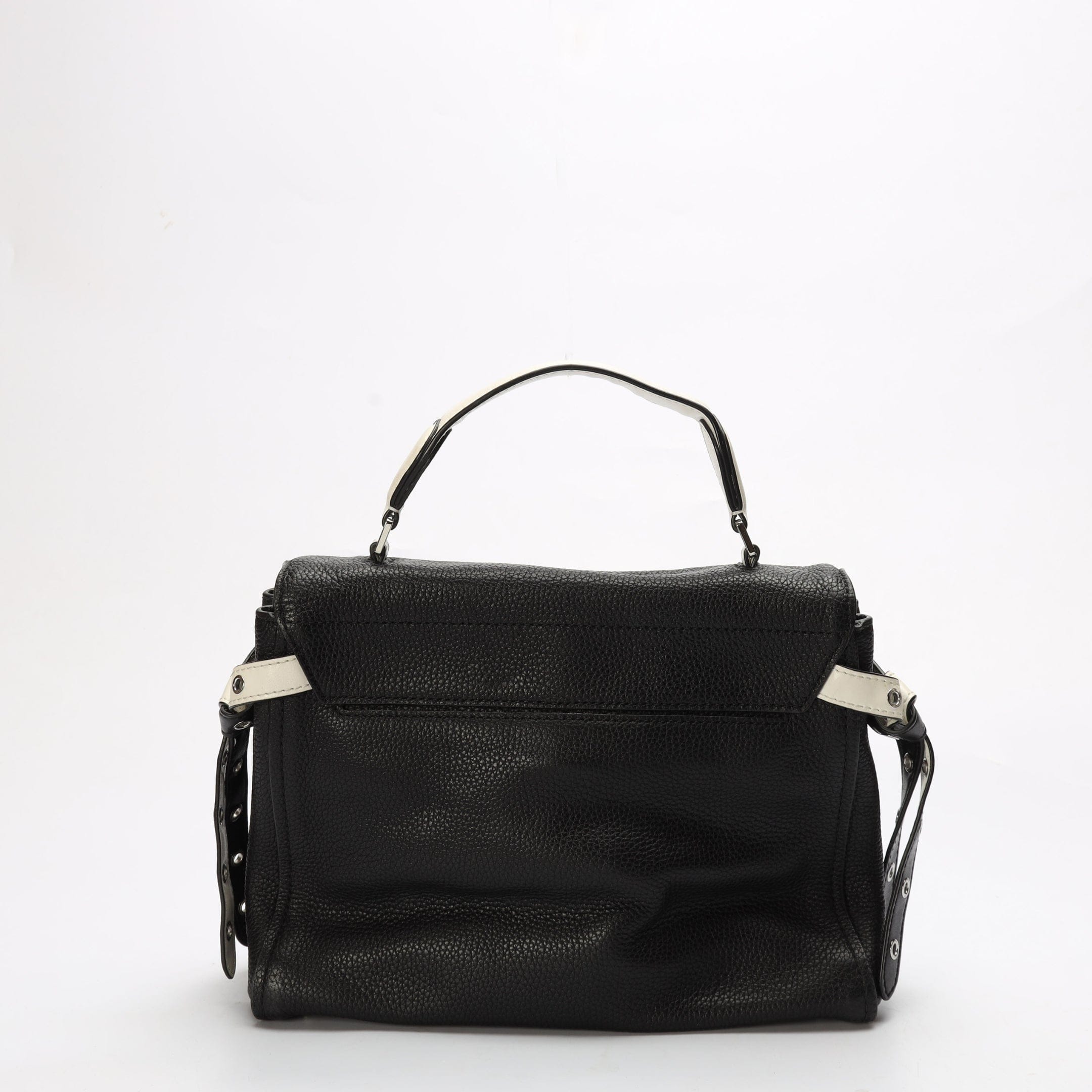 Michael Kors Bristol Floral Appliqué Black Satchel