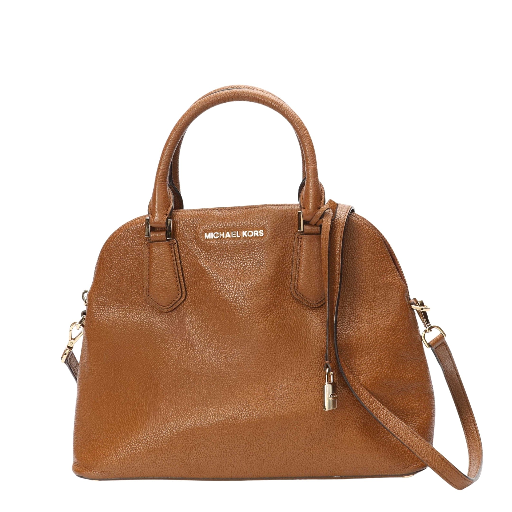 Michael Kors Tan Dome Convertible Satchel