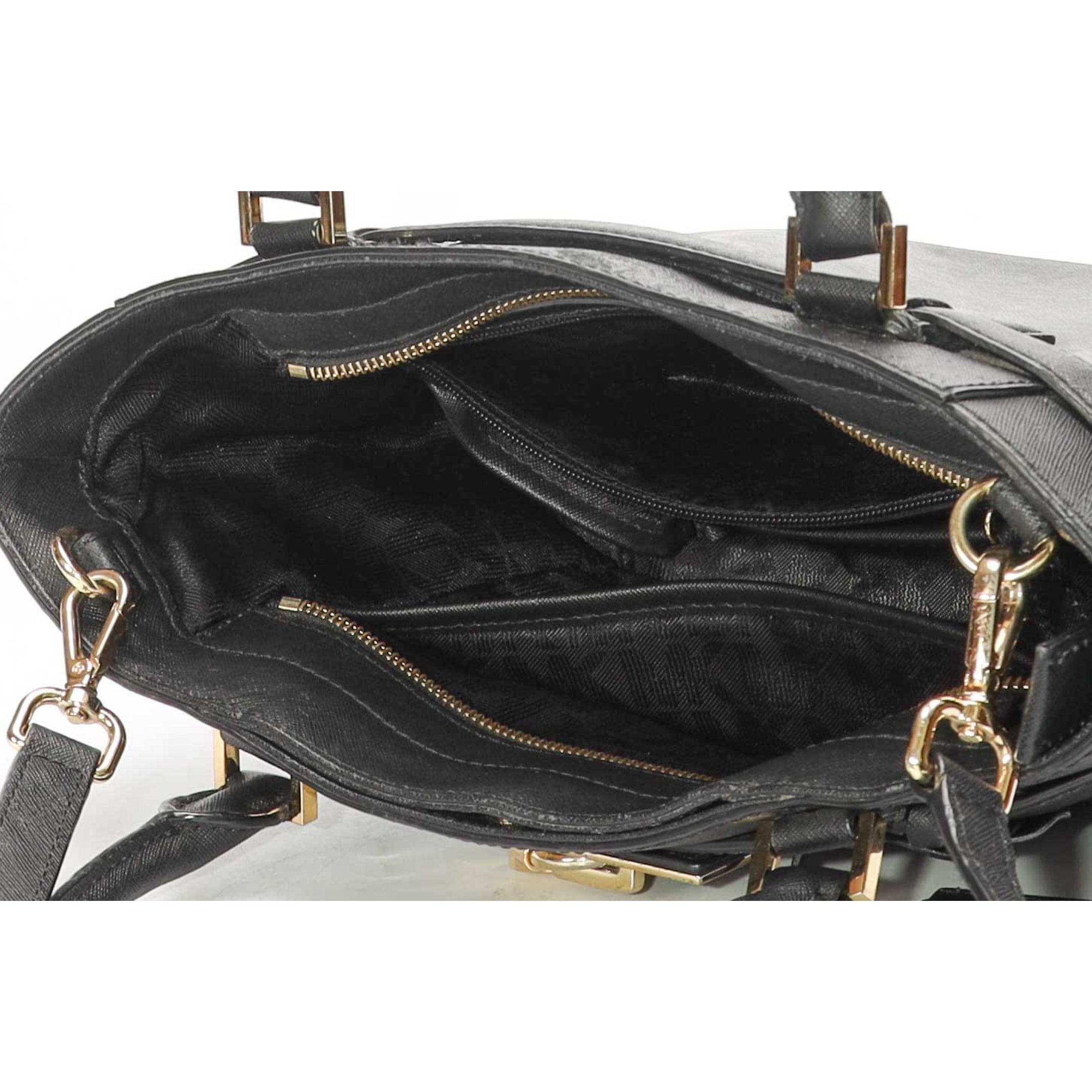 Michael Kors Hamilton Black Satchel