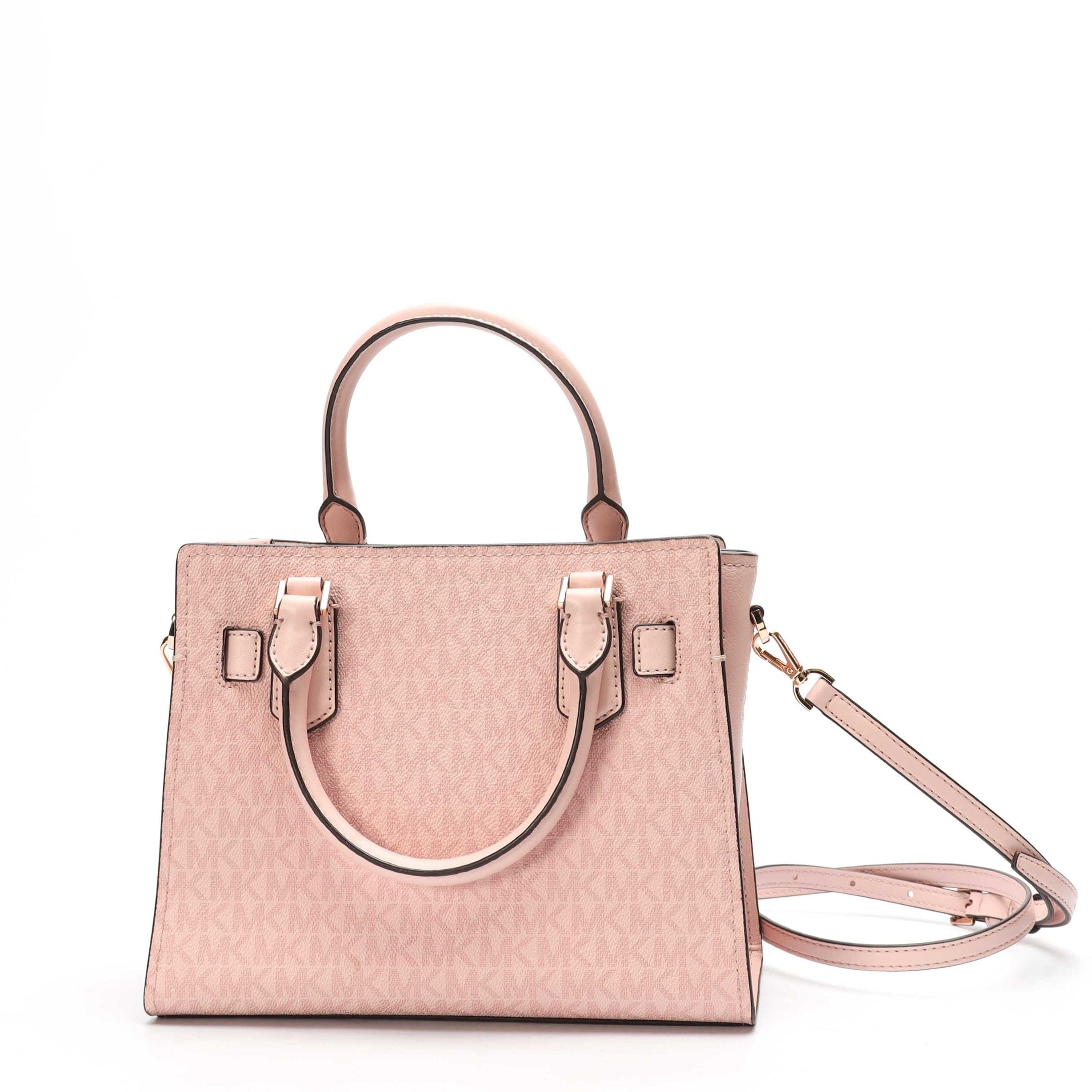 Michael Kors Hamilton Pink Logo Satchel