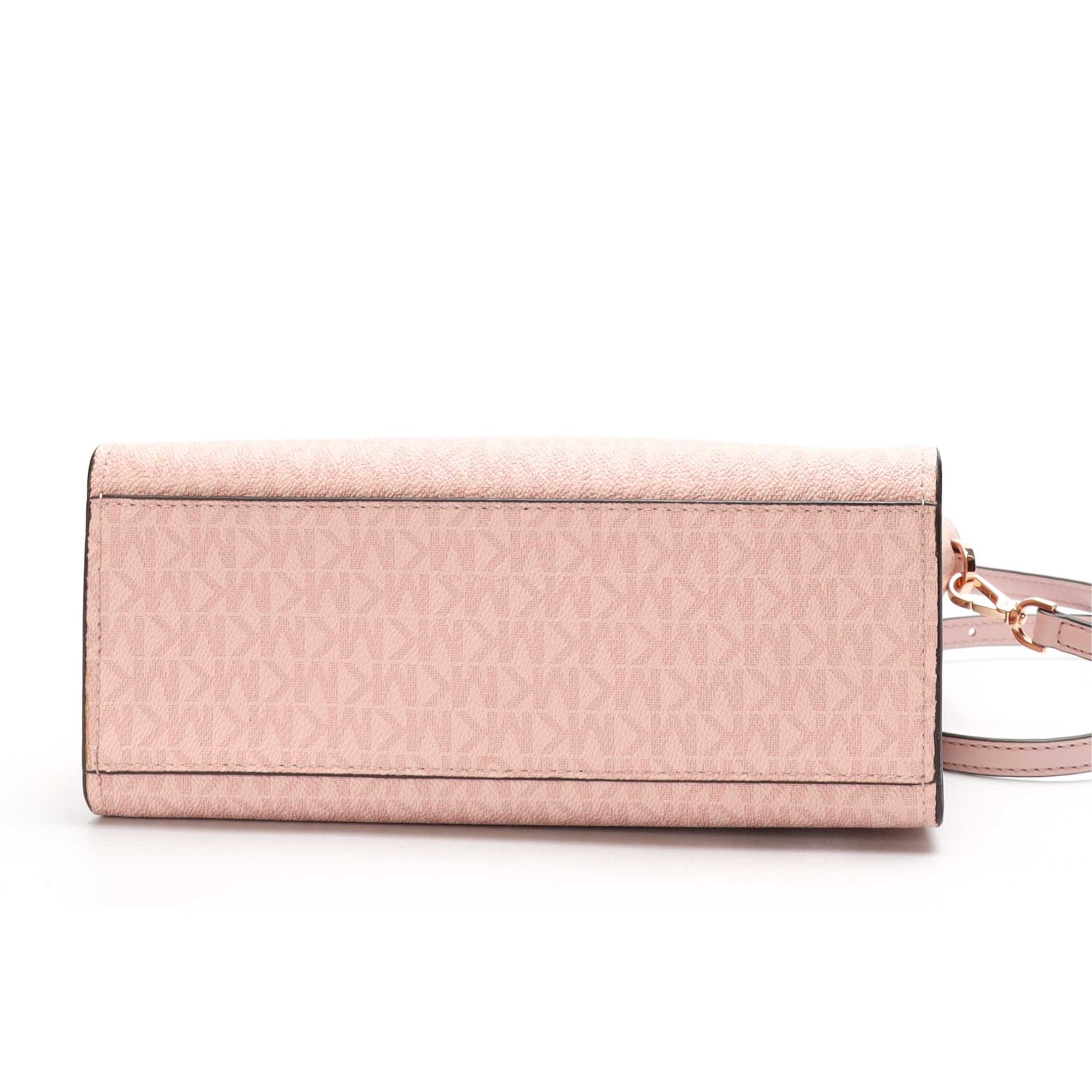 Michael Kors Hamilton Pink Logo Satchel
