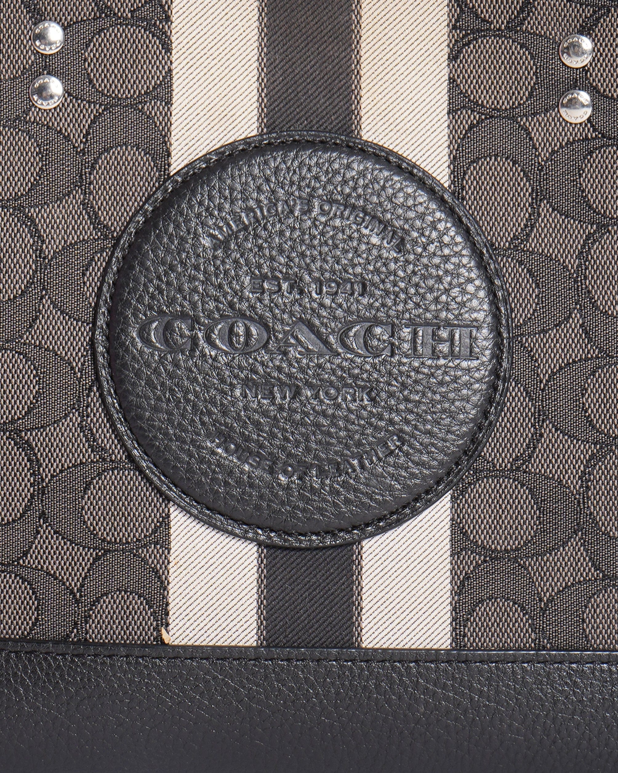 Coach Dempsey Carryall Bag In Signature Jacquard