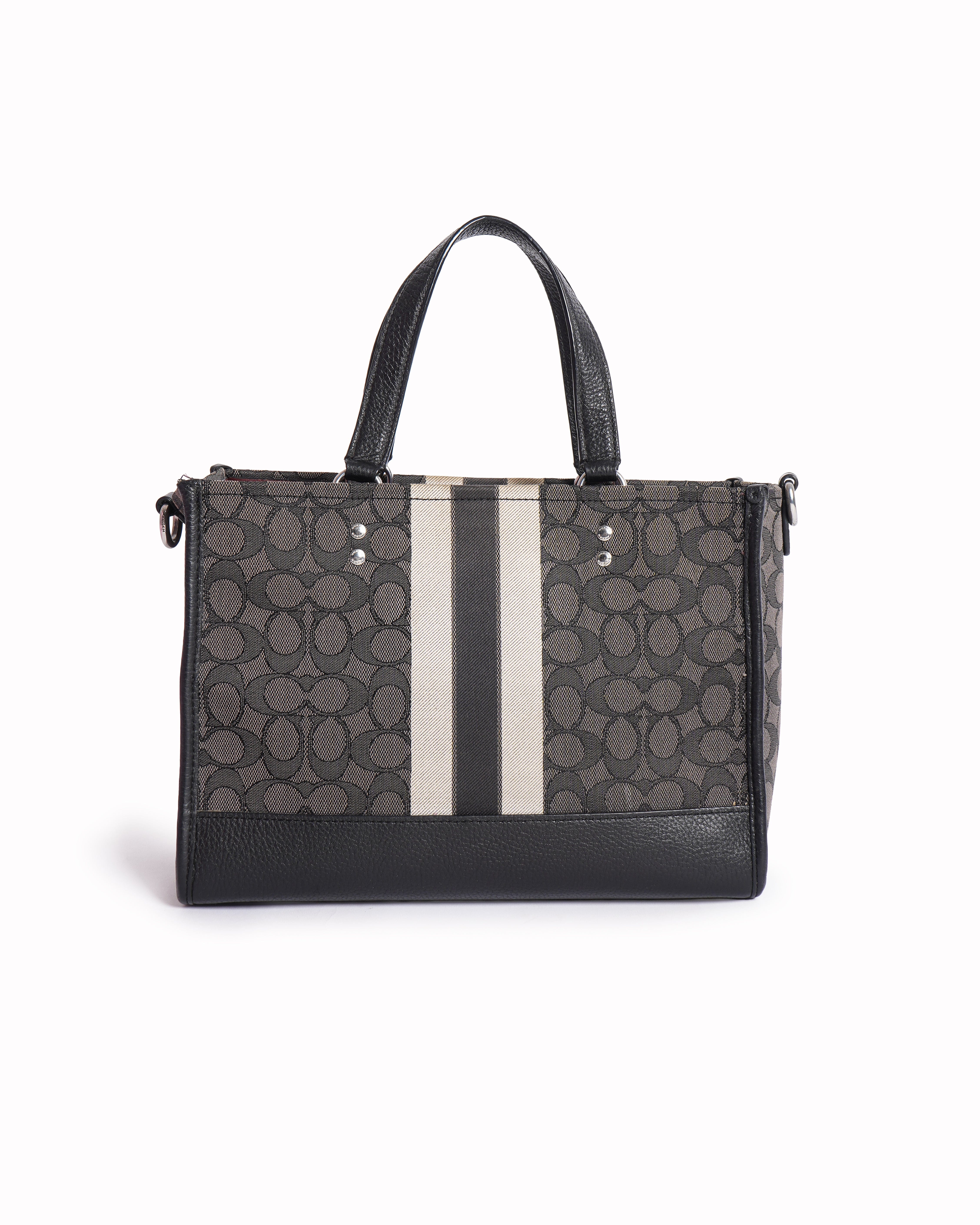 Coach Dempsey Carryall Bag In Signature Jacquard