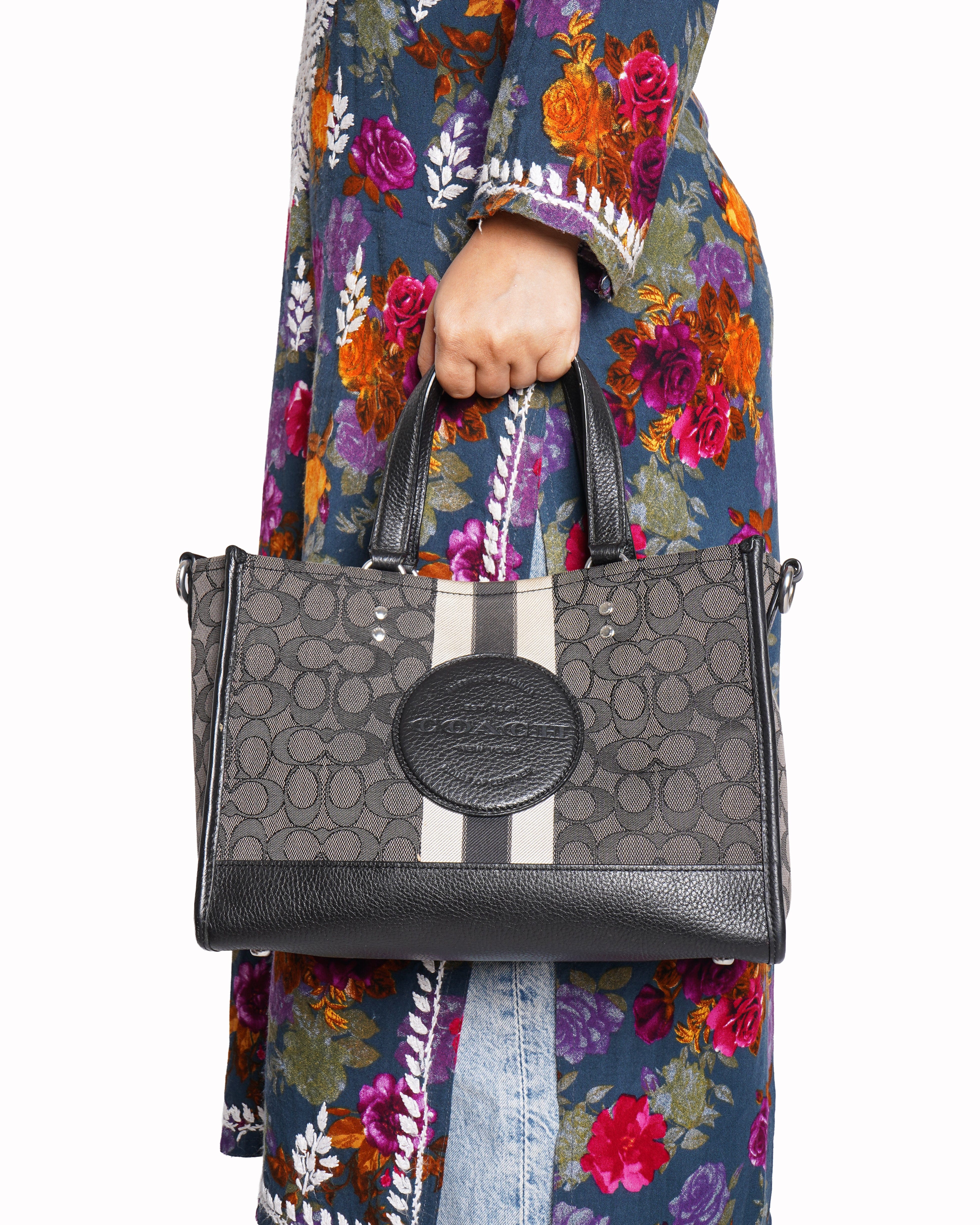 Coach Dempsey Carryall Bag In Signature Jacquard