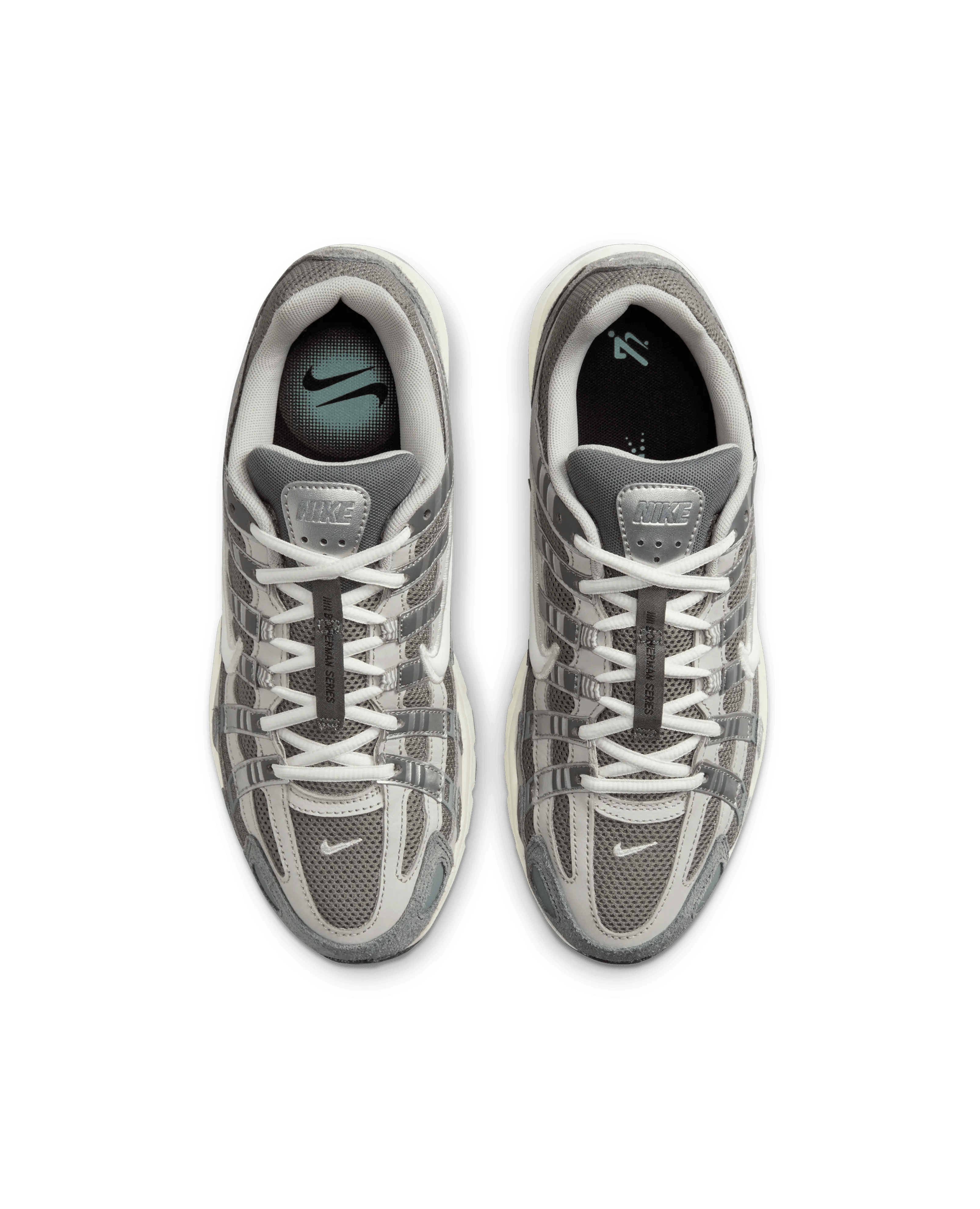 Nike Nike P - 6000 (Flat Pewter/White - Lt Iron Ore)