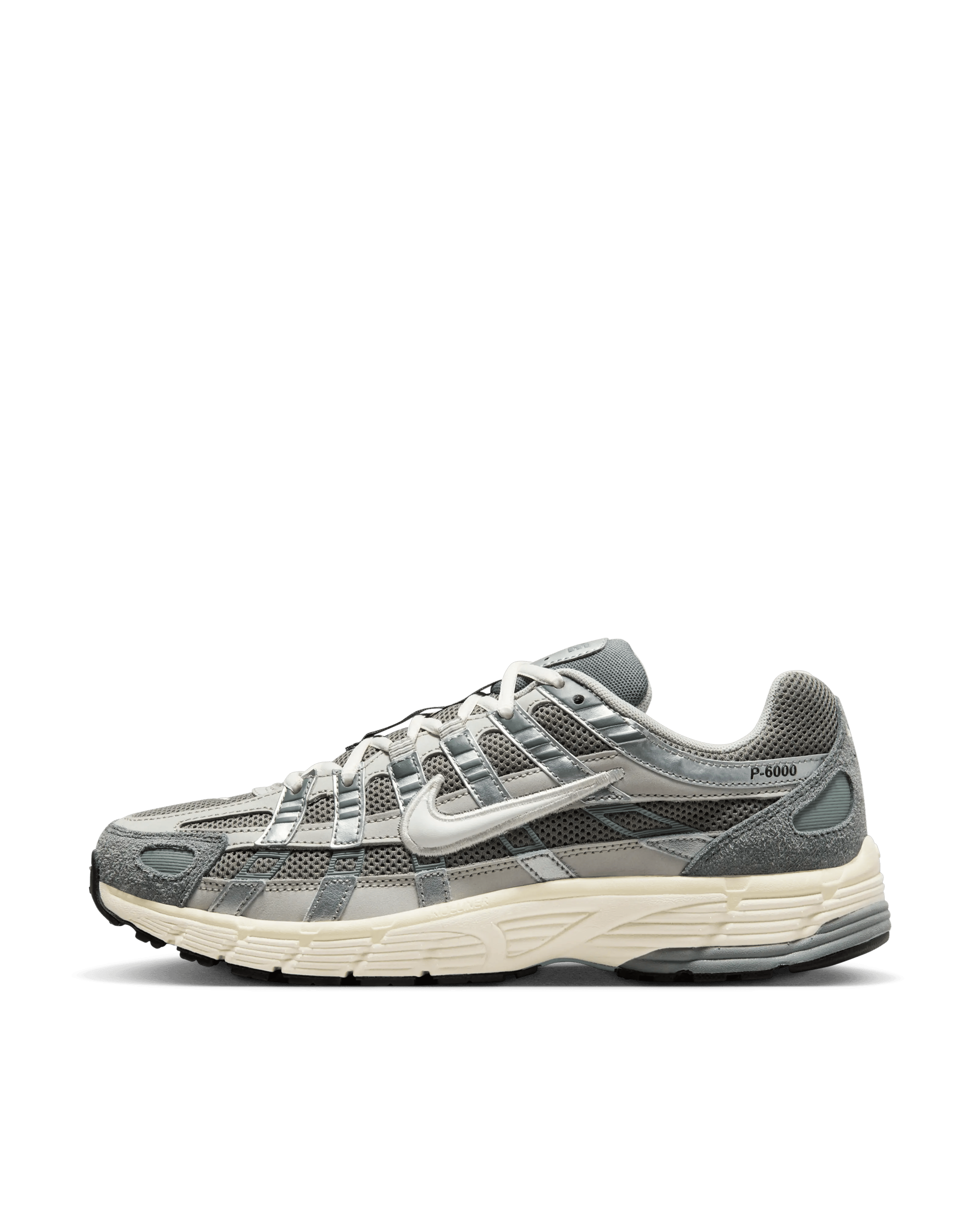 Nike Nike P - 6000 (Flat Pewter/White - Lt Iron Ore)