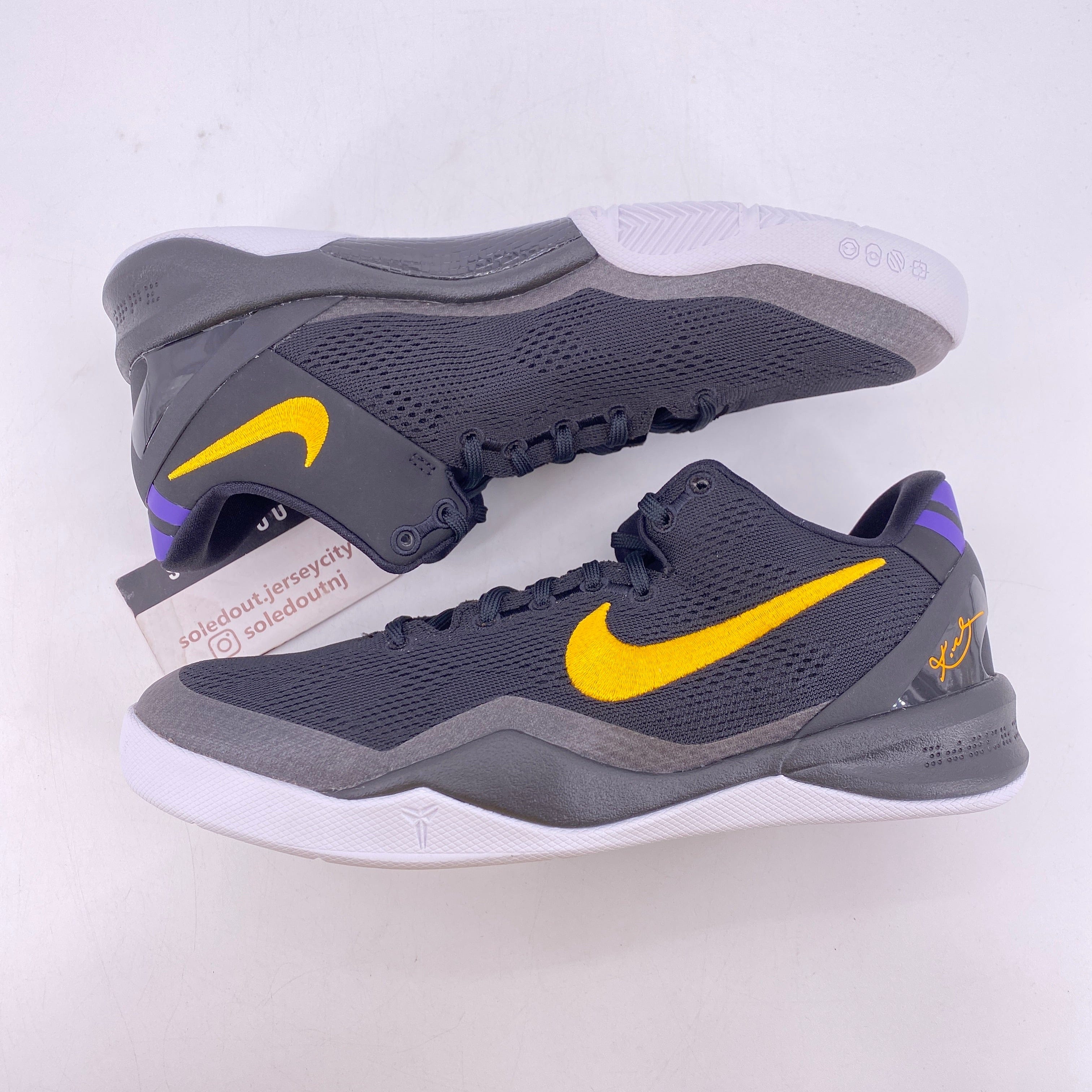 Nike (GS) Kobe 8 Lakers Away 2024 New Size 7Y
