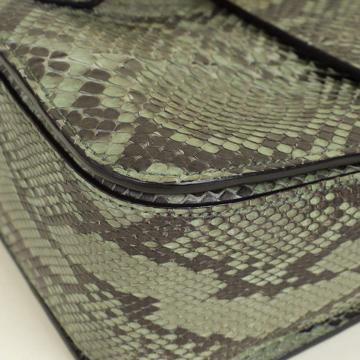 Gucci Bicolor Python Soft Jackie Shoulder Bag