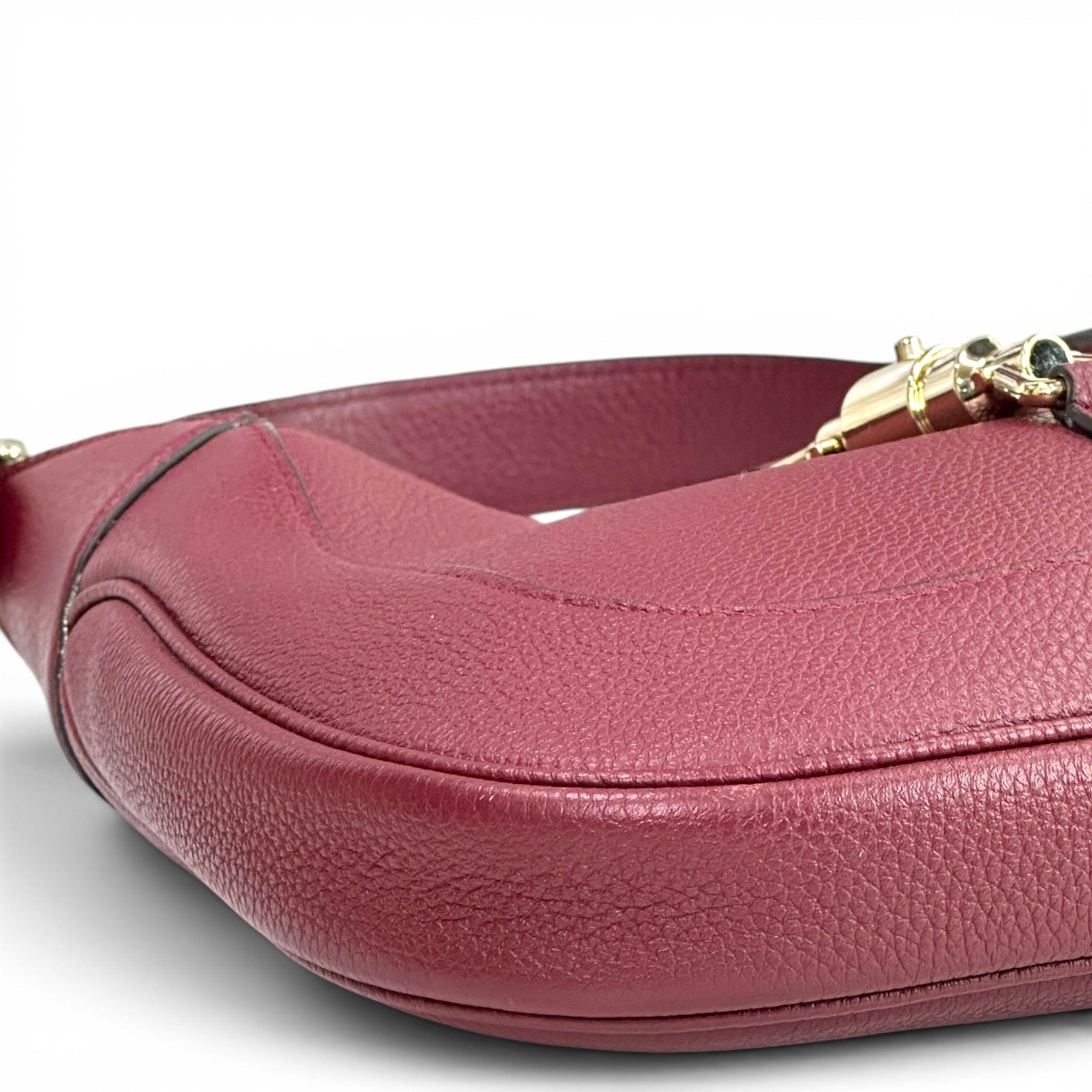 Gucci Jackie Small Burgundy Leather Bag