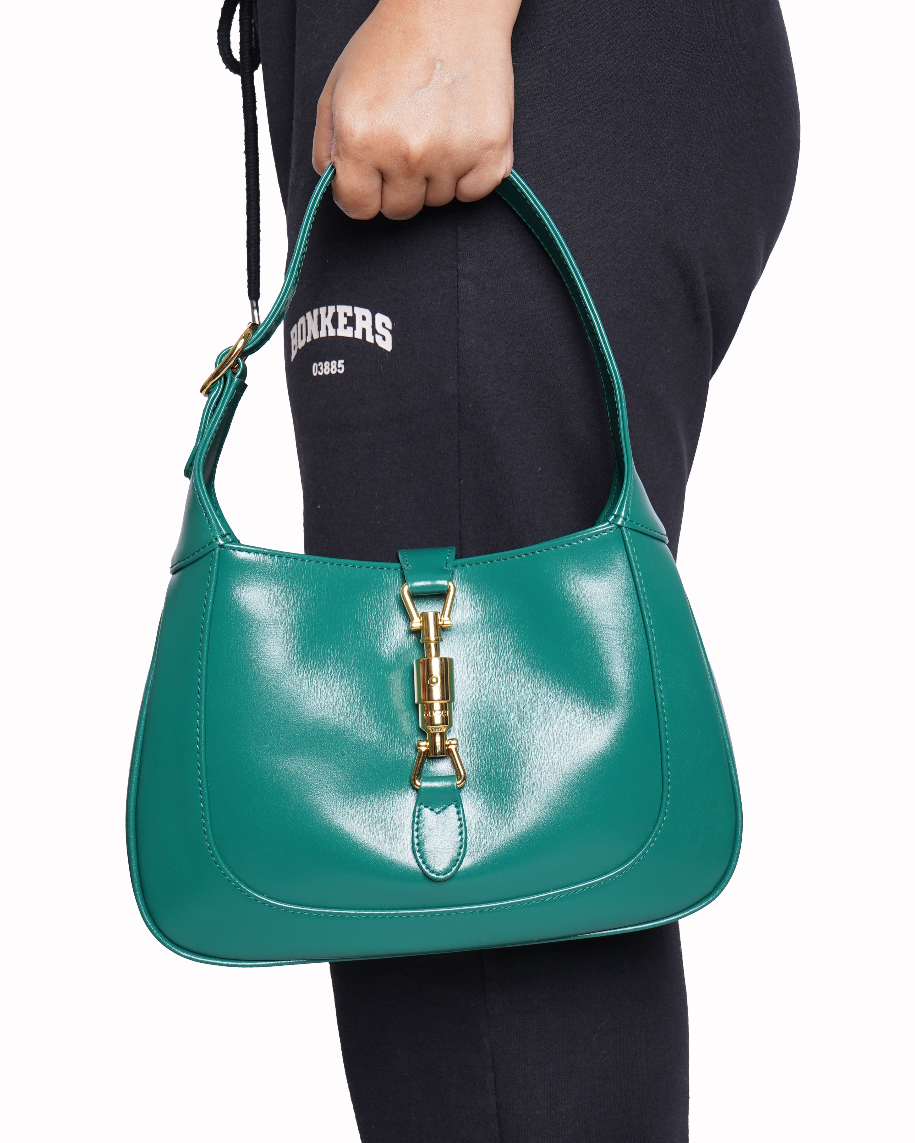 Gucci New Gucci Jackie 1961 Shoulder Bag In Green