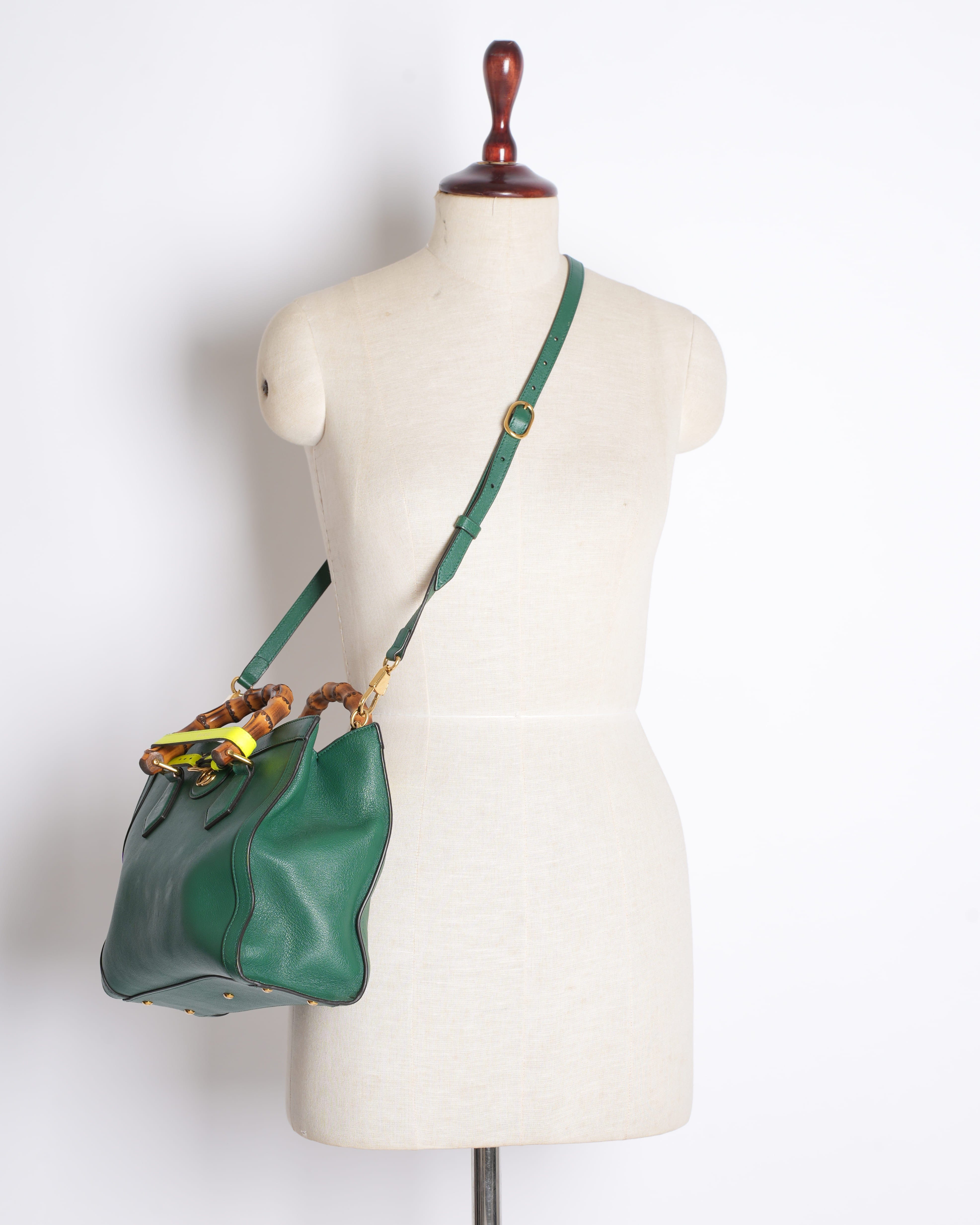 Gucci Medium Diana Bag in Green