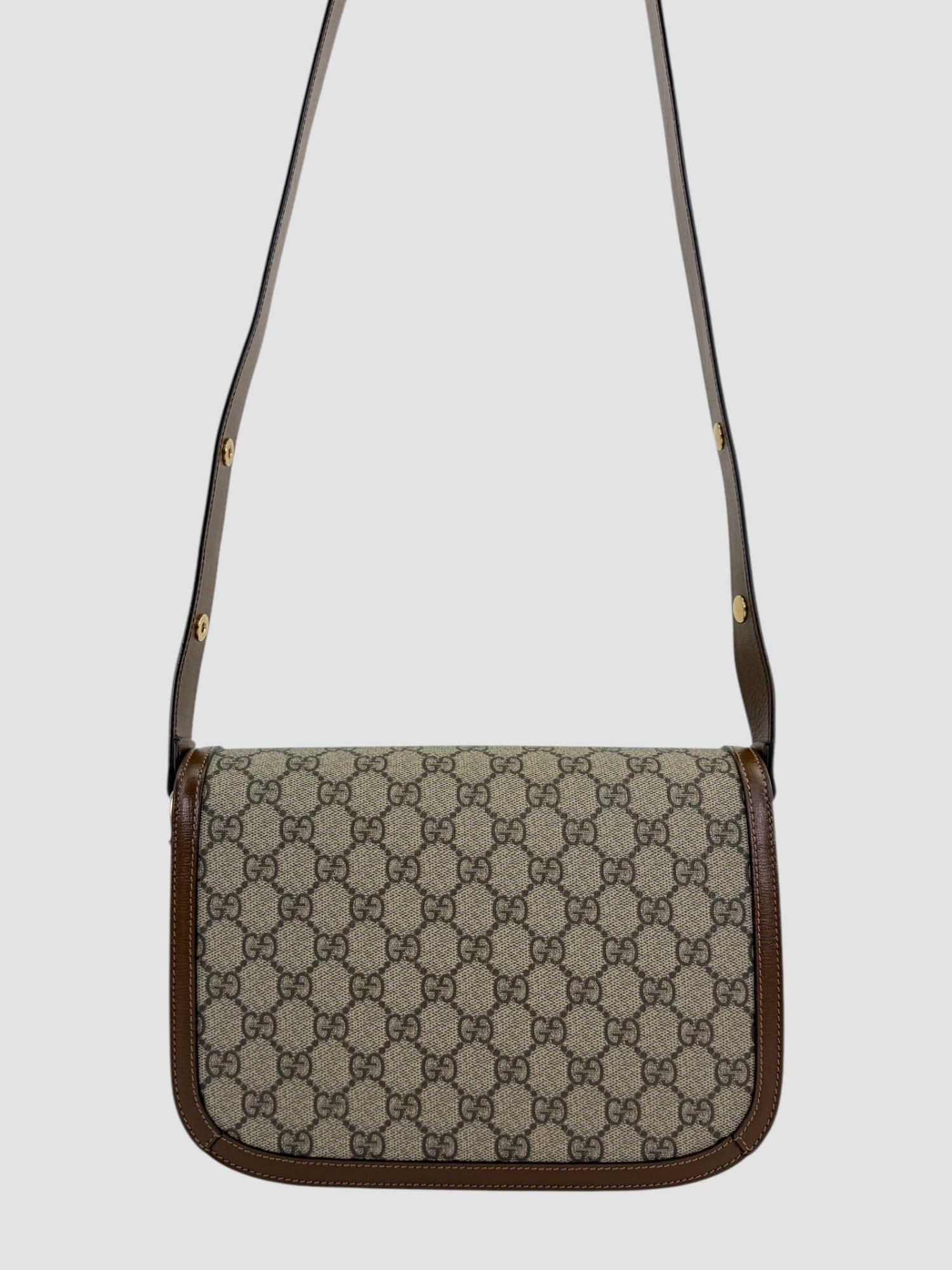 Gucci GG Monogram Canvas Horsebit 1955 Shoulder Bag