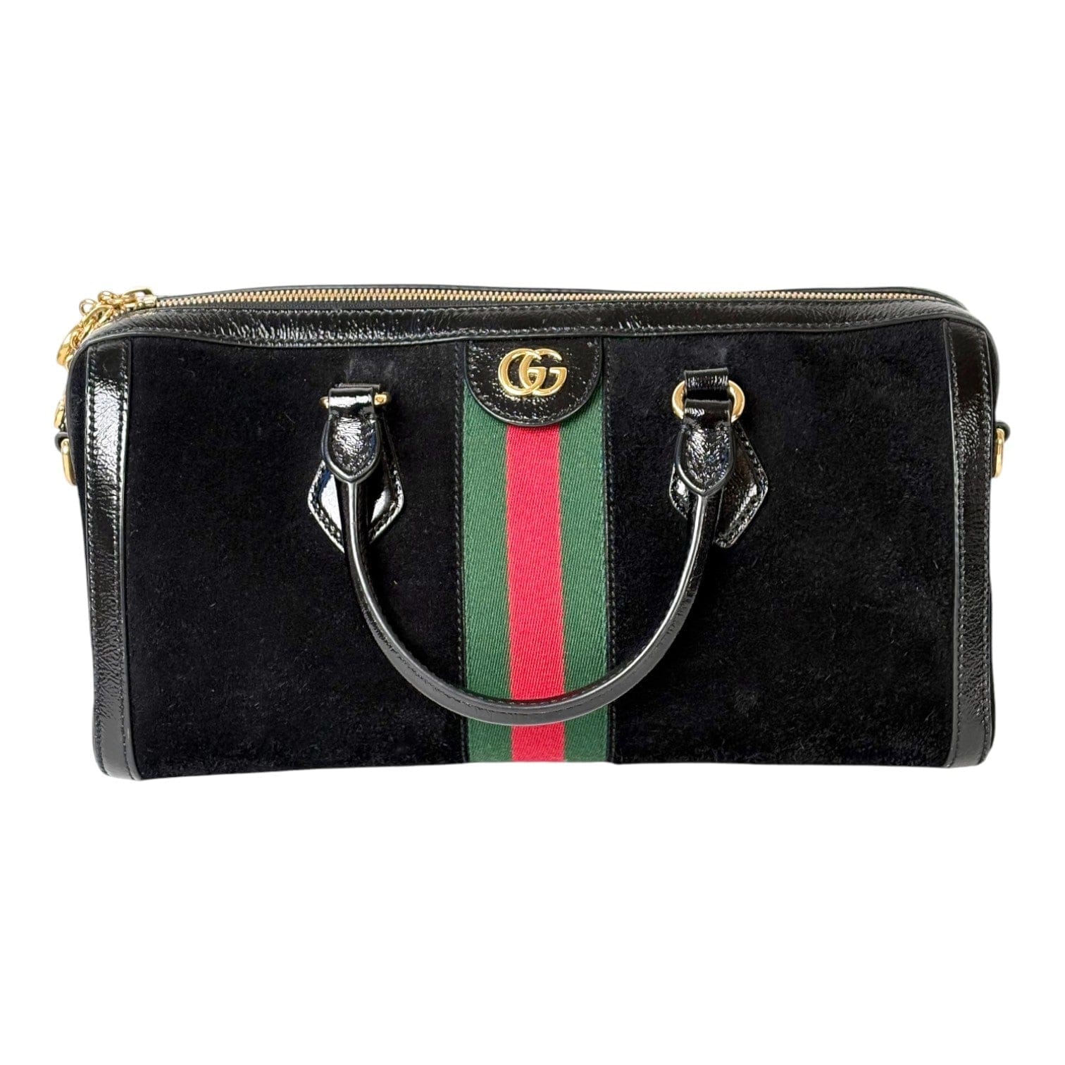 Gucci GG Medium Ophidia Suede Shoulder Bag