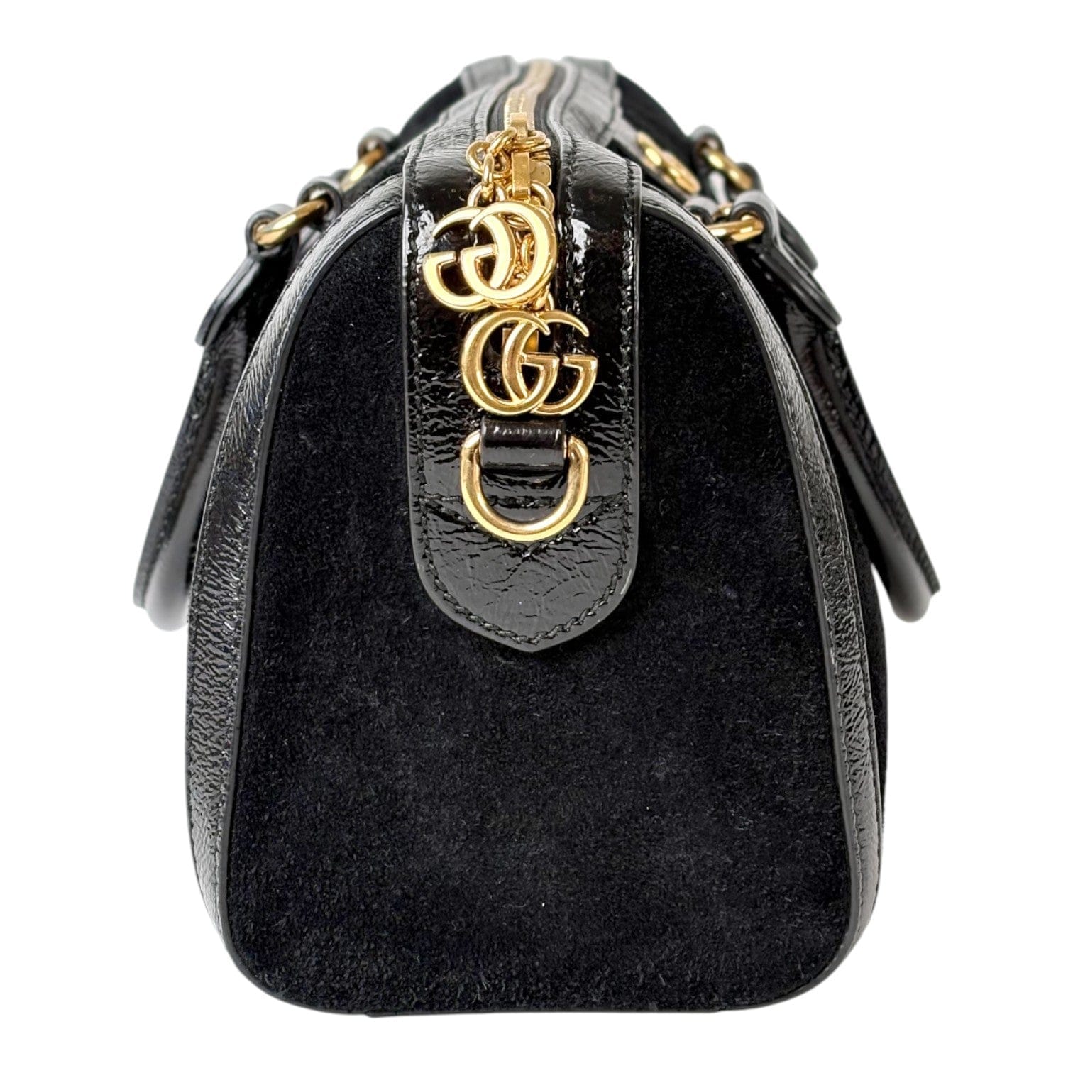Gucci GG Medium Ophidia Suede Shoulder Bag