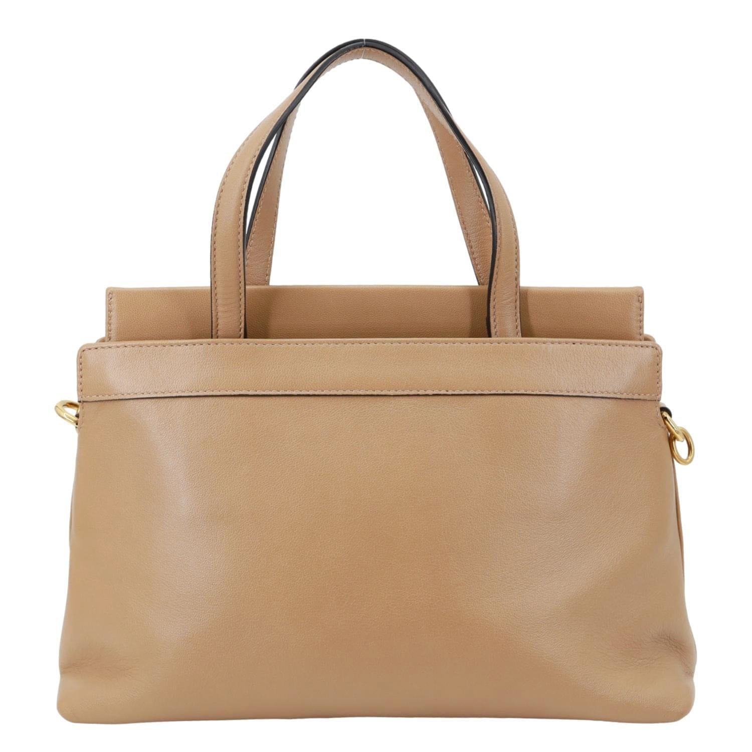 GUCCI Matisse GG Leather Top Handle Shoulder Bag Beige 631663