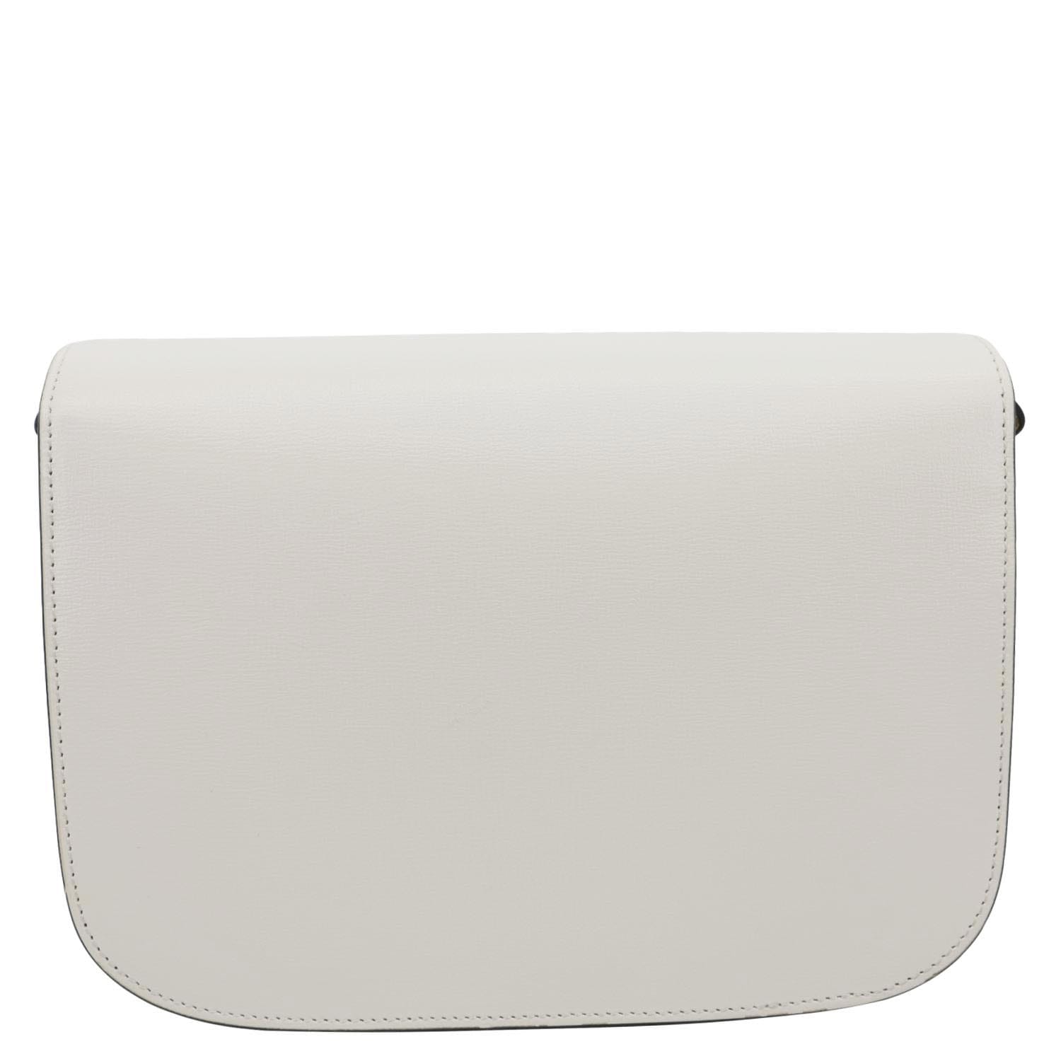 GUCCI Horsebit 1955 Small Leather Shoulder Bag Off White 602204
