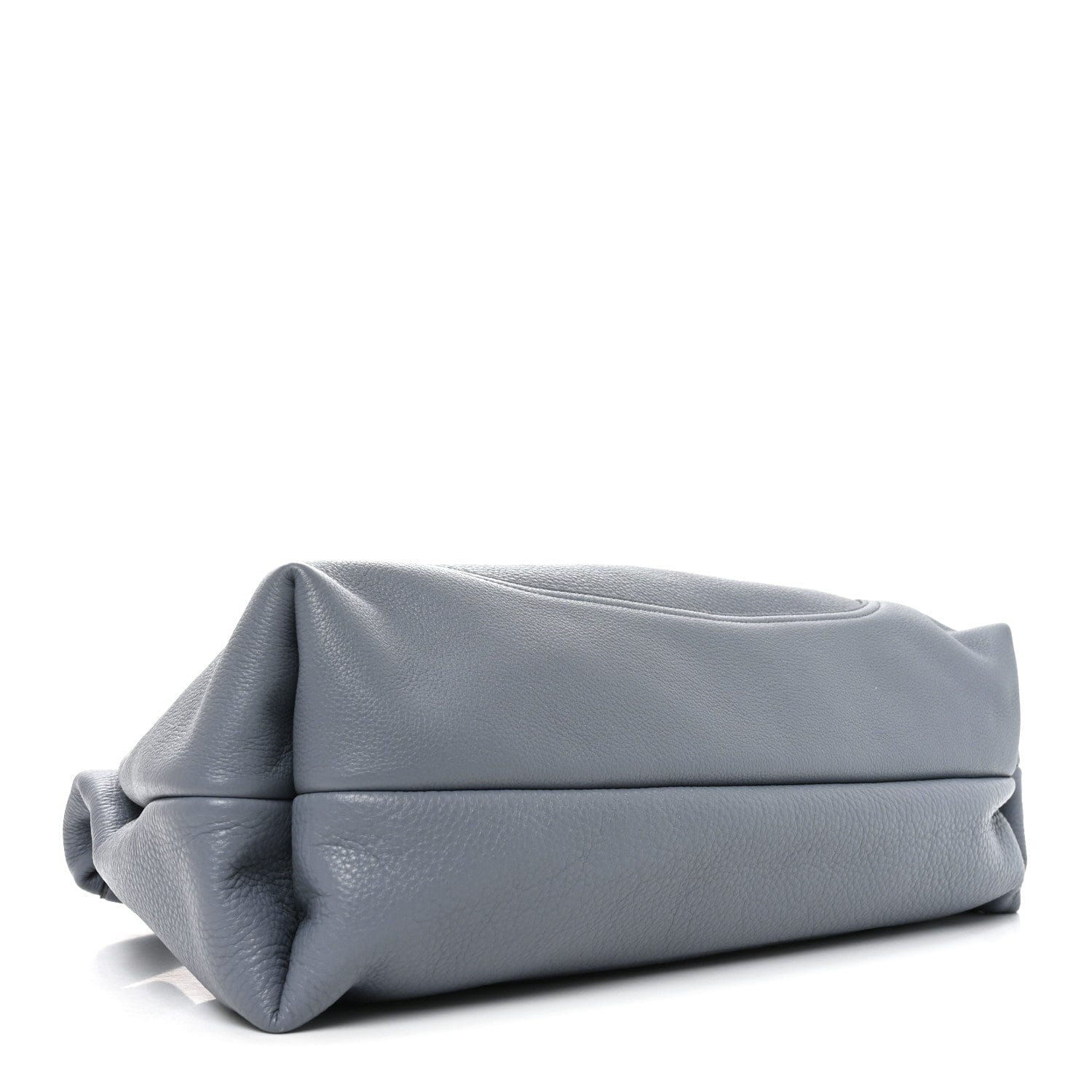 Gucci Grained Calfskin Softbit Maxi Shoulder Bag Foggy Grey