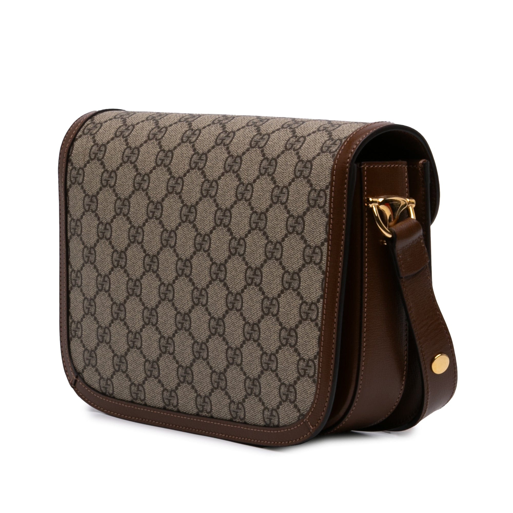 Gucci Medium GG Supreme Horsebit 1955 Shoulder Bag