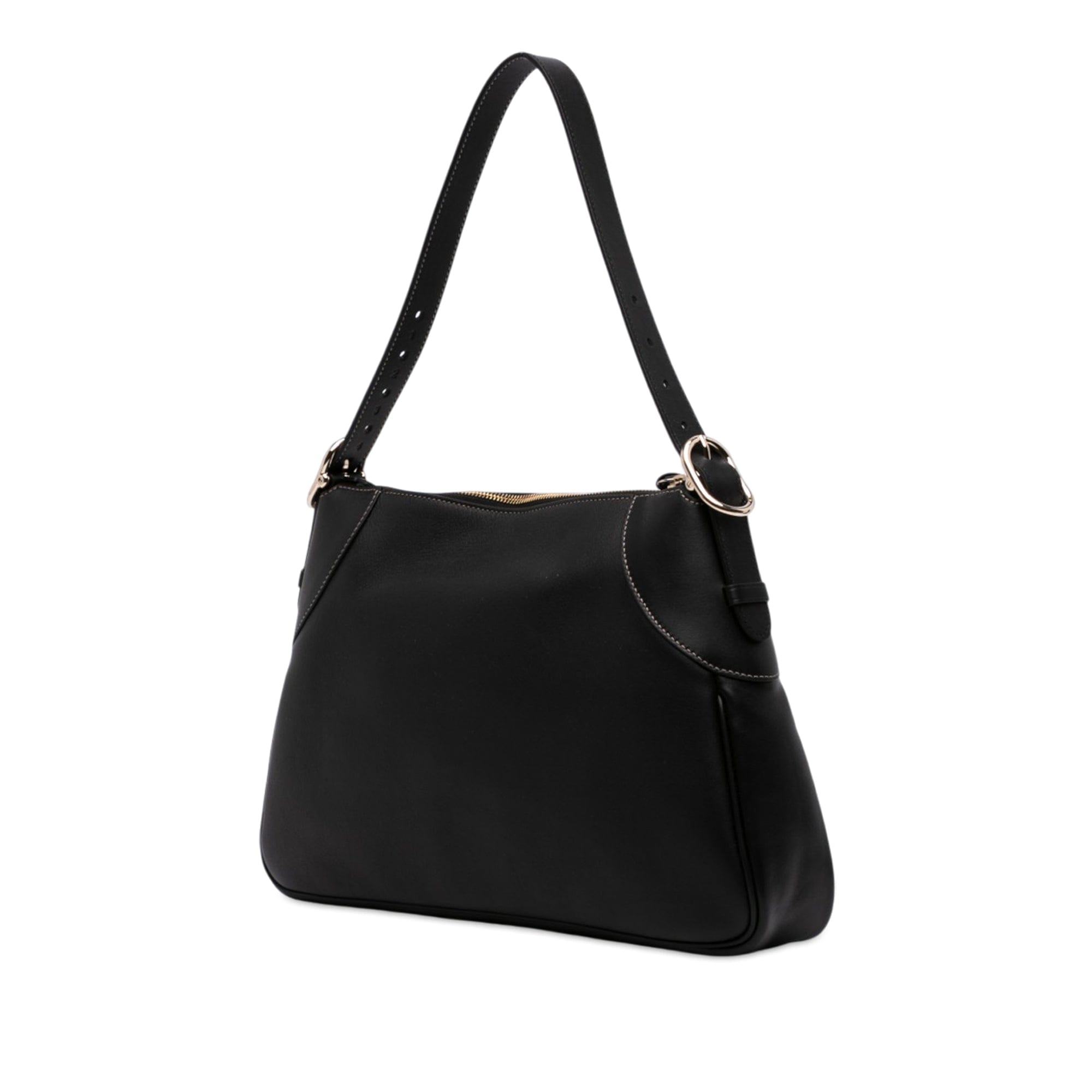 Gucci Medium Calfskin GG Emblem Shoulder Bag