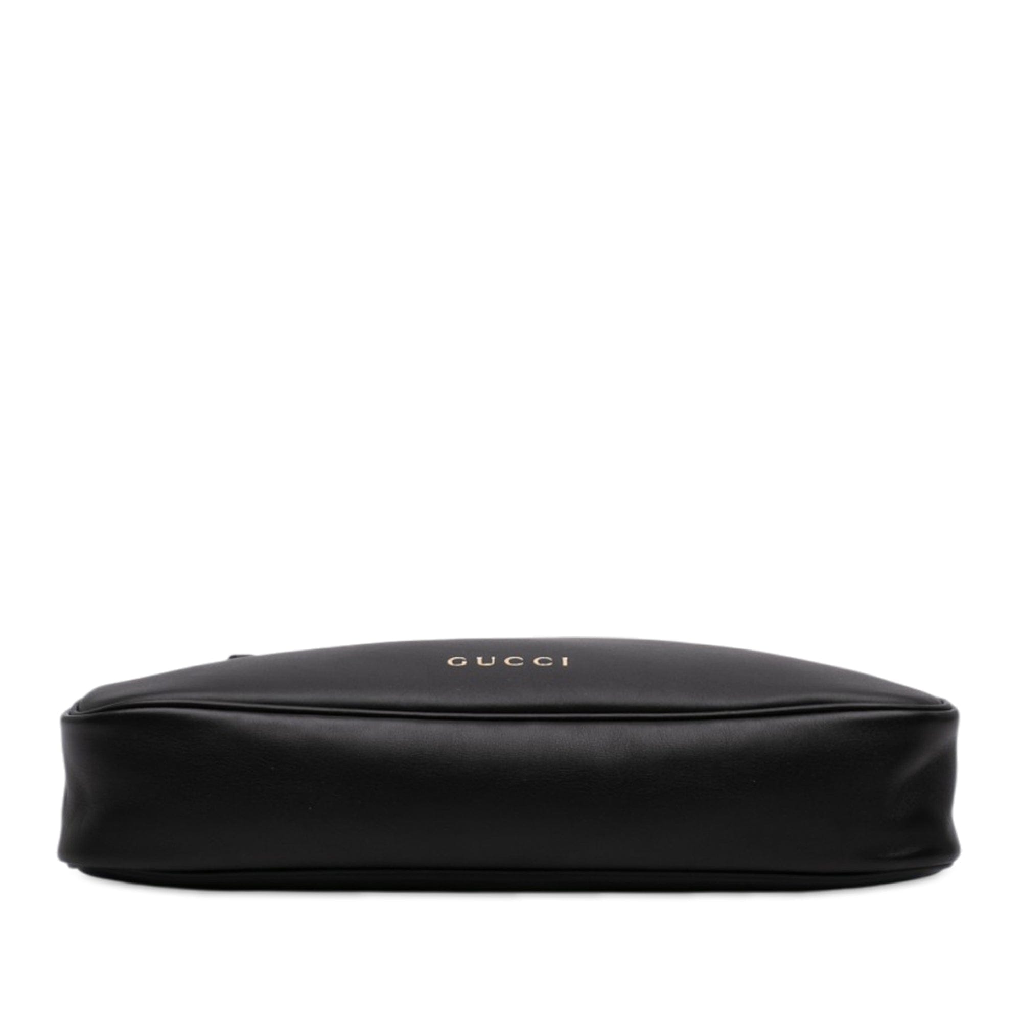 Gucci Medium Calfskin GG Emblem Shoulder Bag